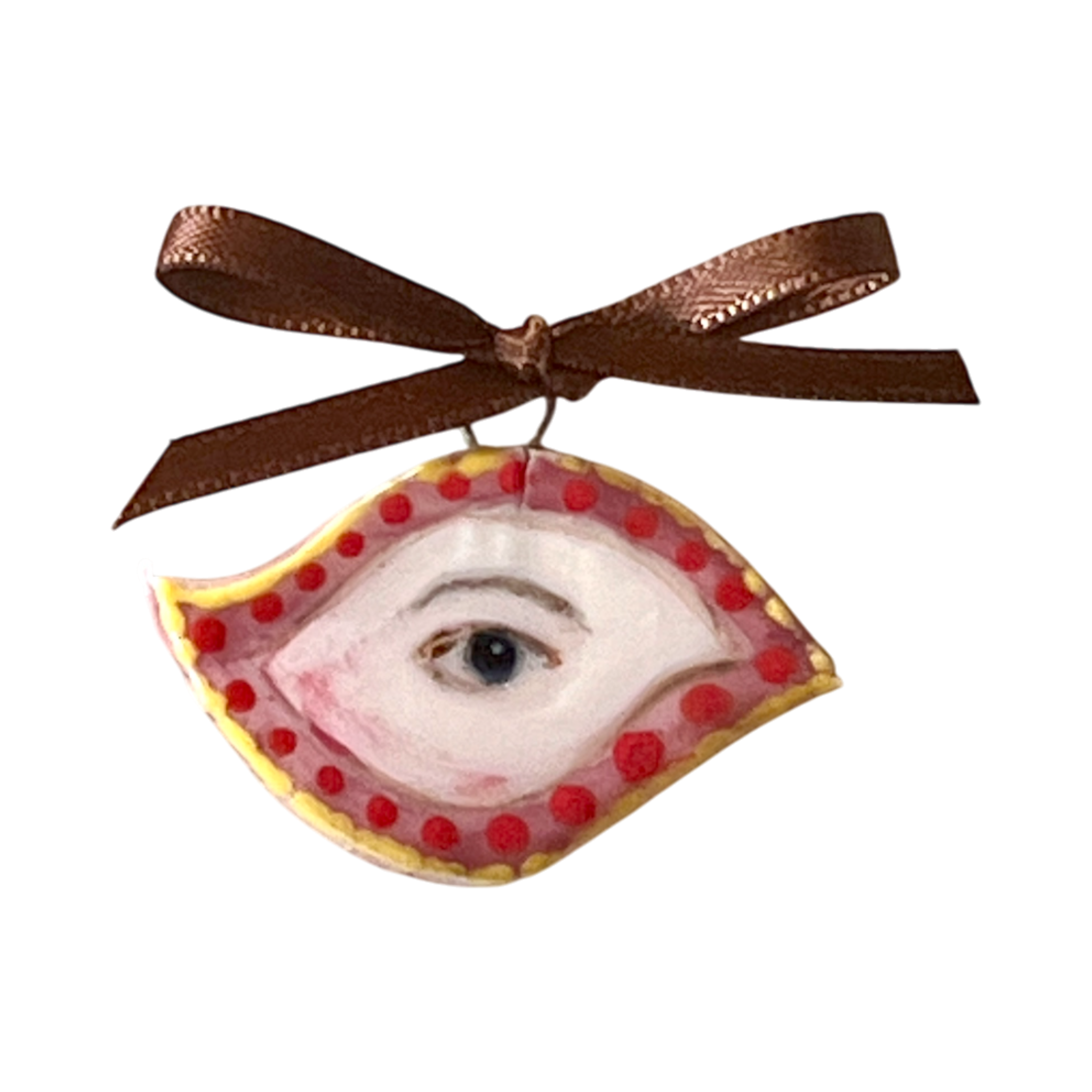 No. 258 Lover's Eye Charm - Rubies