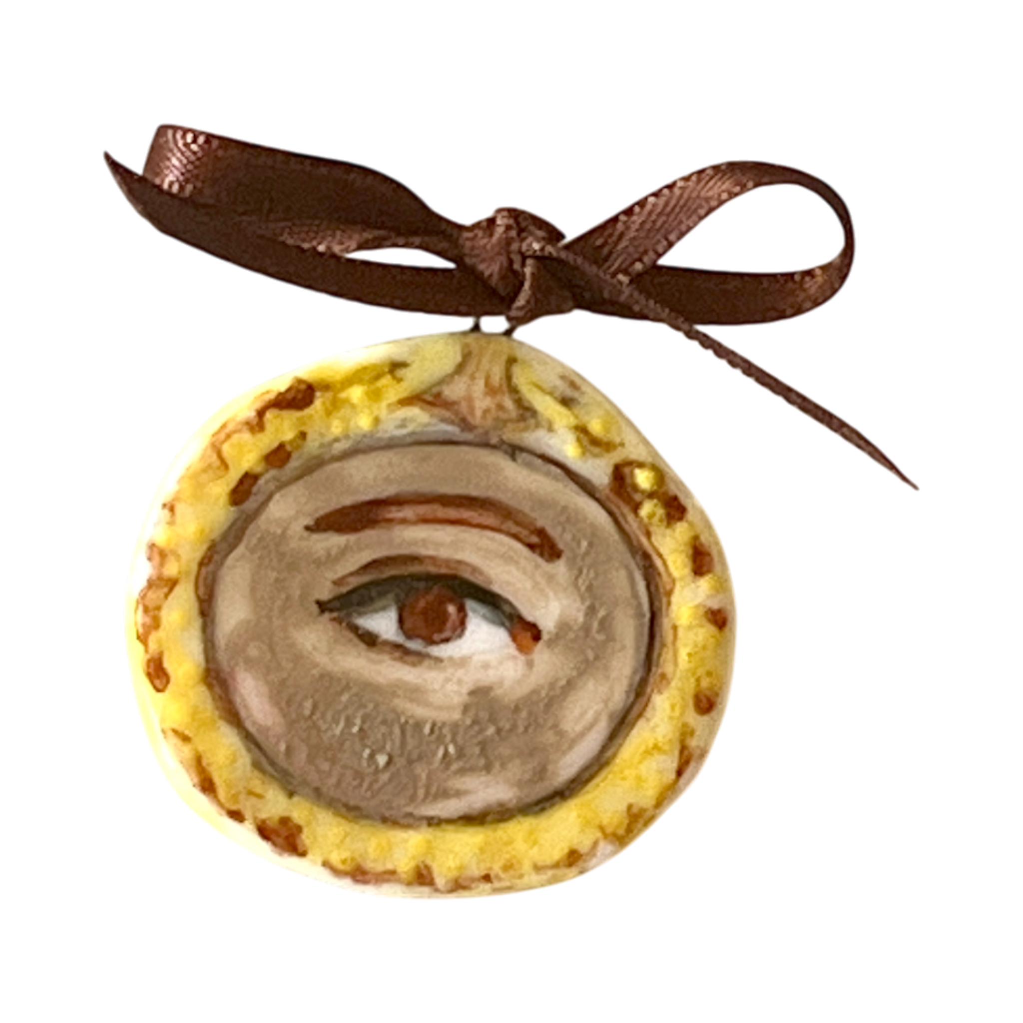 No. 262 Lover's Eye Charm - Gold Serpents (Seconds)