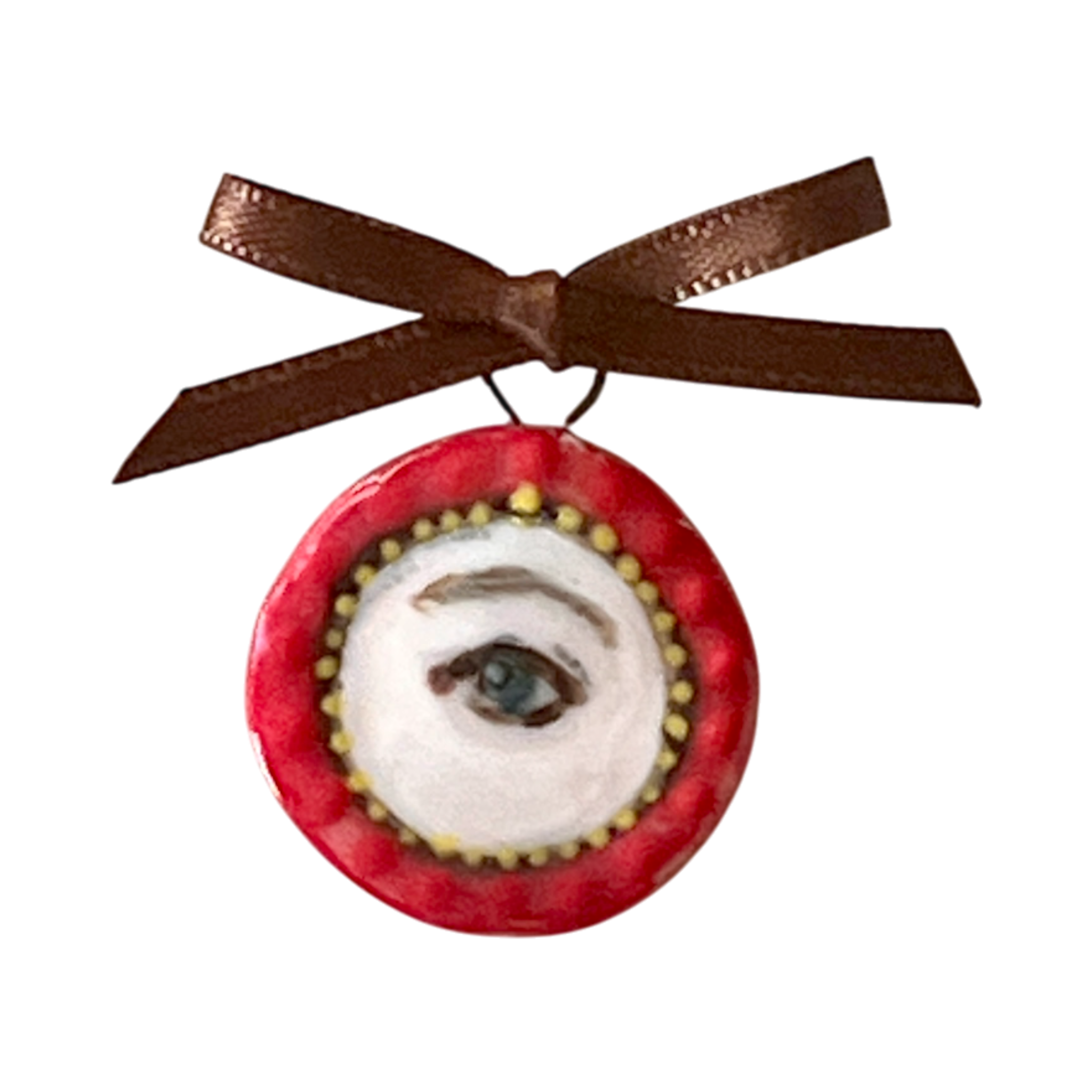 No. 277 Lover's Eye Charm - Rubies