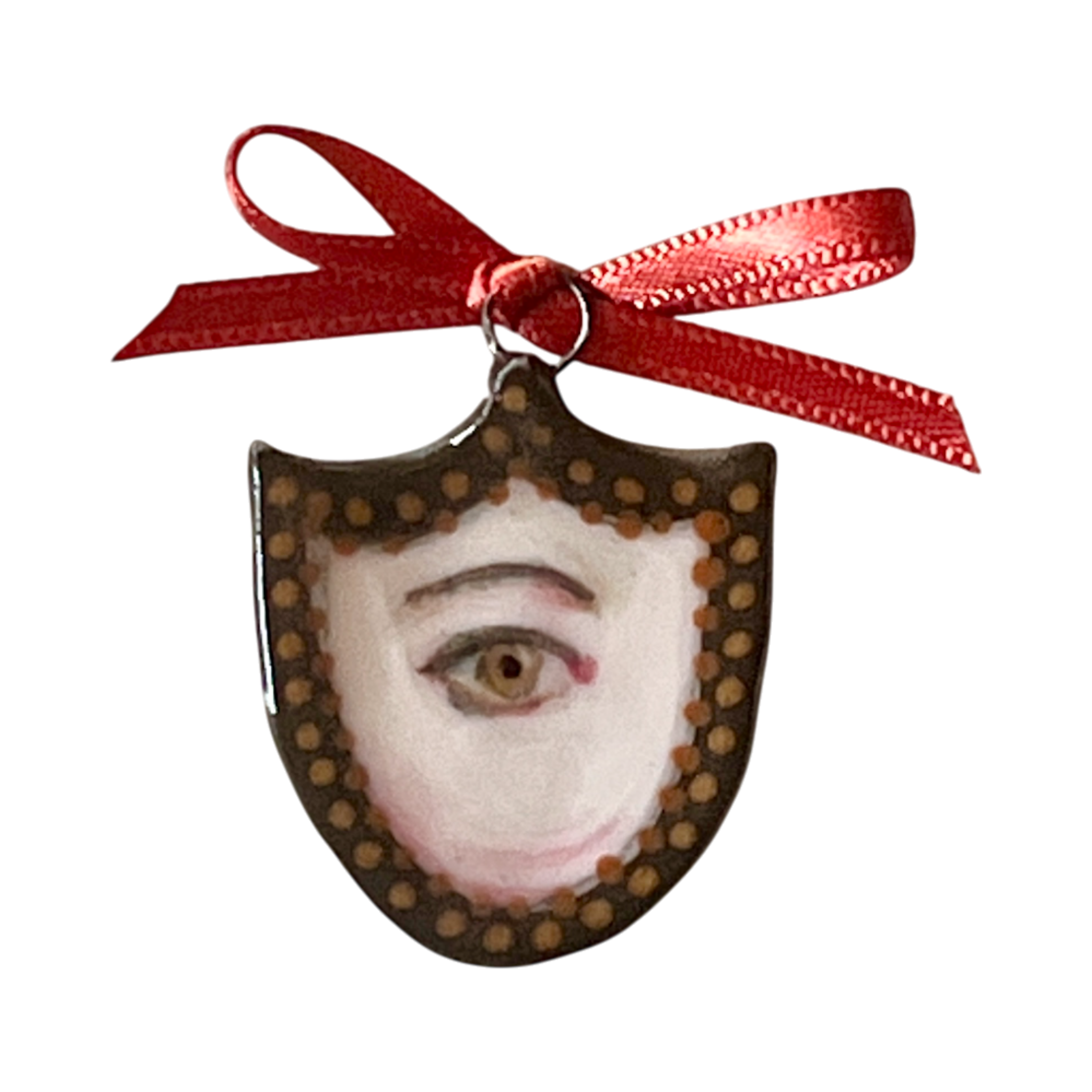 No. 286 Lover's Eye Charm - Bronze Shield