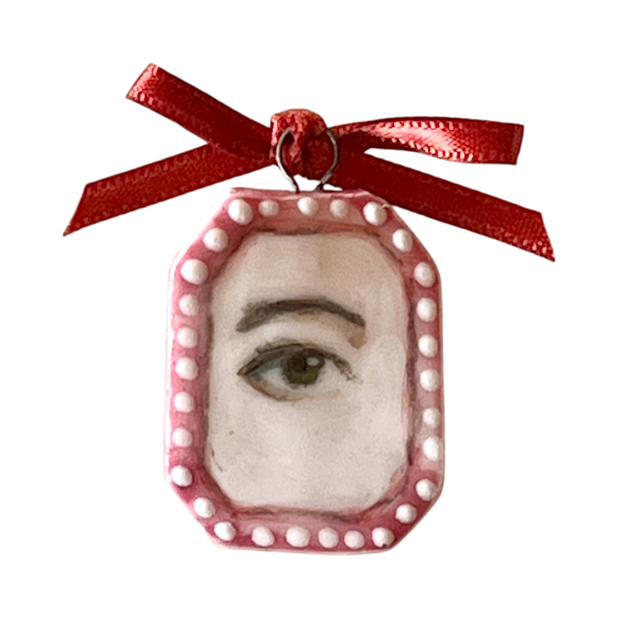 No. 298 Lover's Eye Charm - Pearls