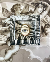 New! - "Zuleika" - Lover's Eye Porcelain Brooch
