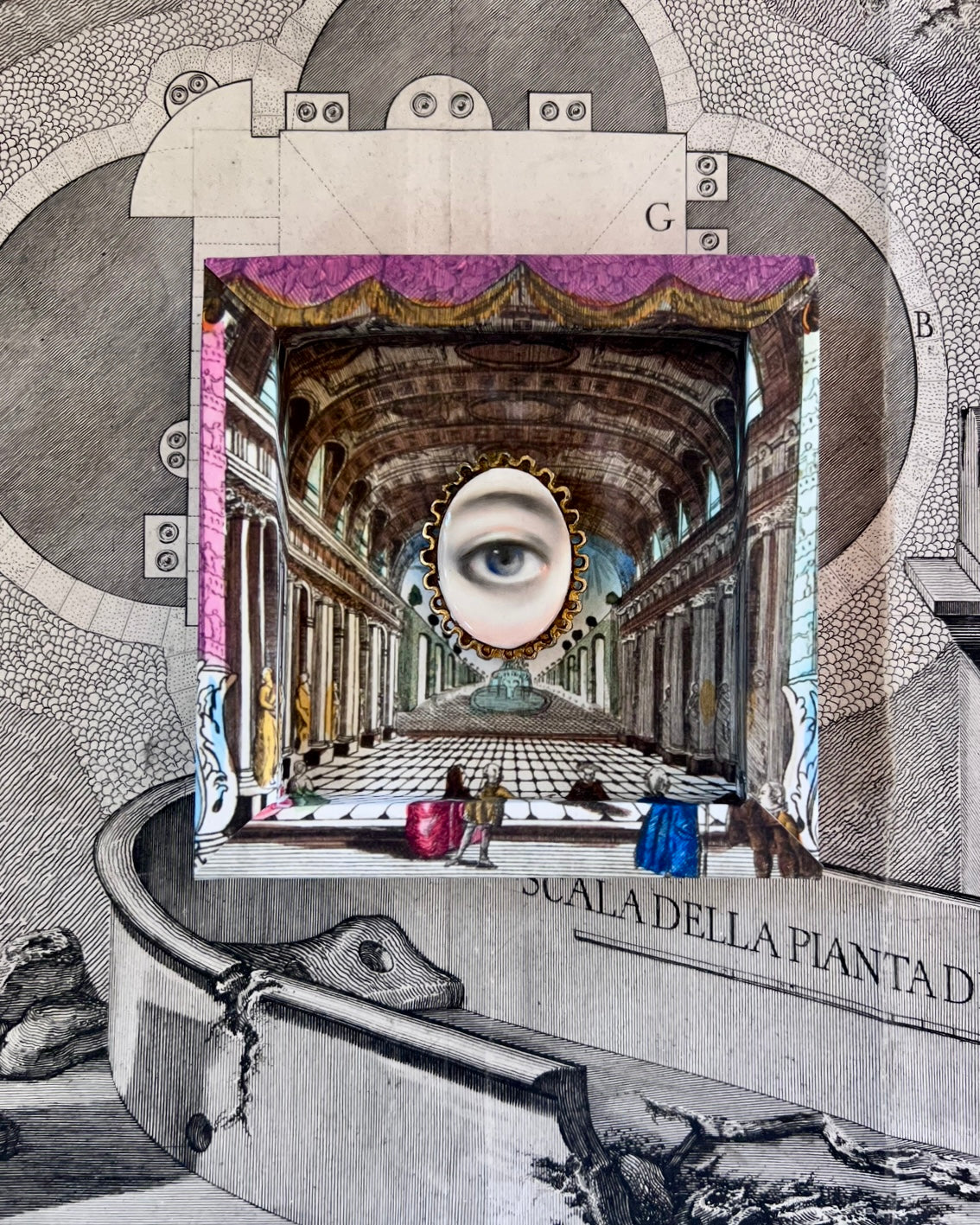 Frame No. 23 - Gallerie de Vaux Hall (5" for Jewelry)