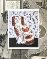 Catherine the Staffordshire Spaniel Giclée Art Print (8"x10")