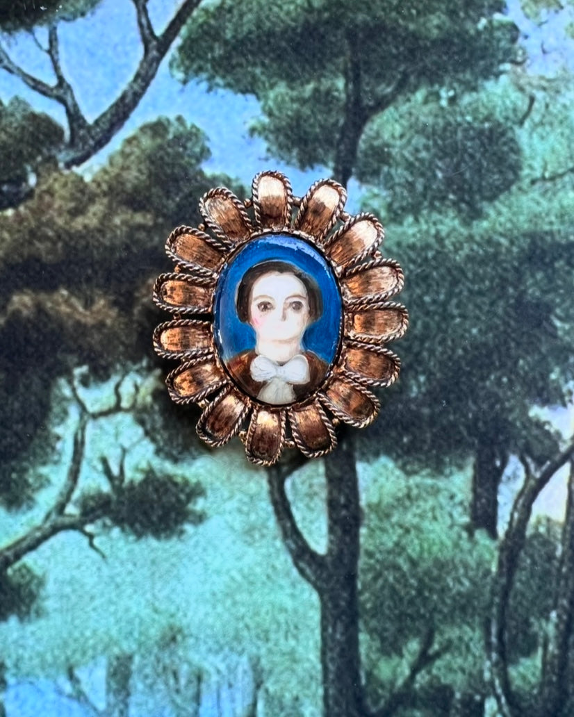 No. 2458 "Cordelia" Portrait-Brooch