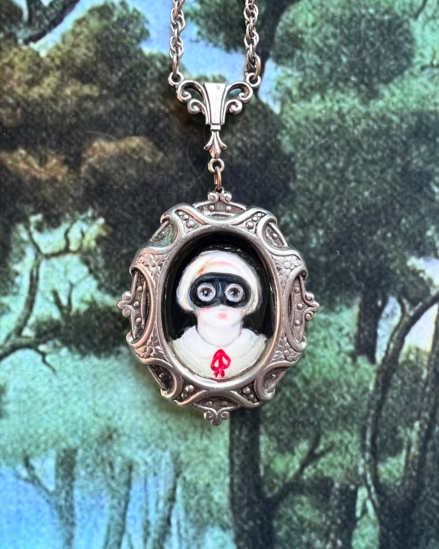 No. 2451 "Josephine" Portrait Pendant Necklace