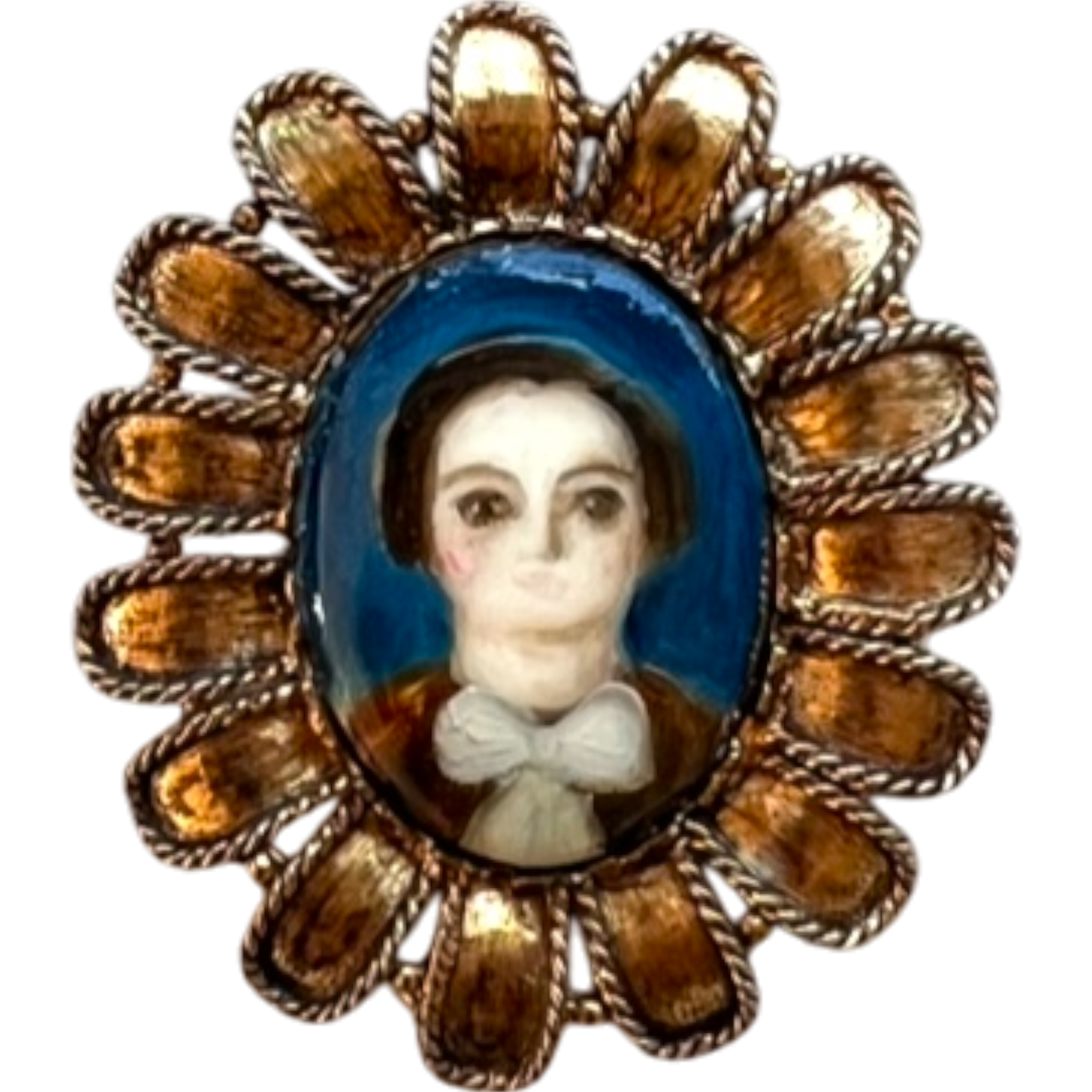 No. 2458 "Cordelia" Portrait-Brooch