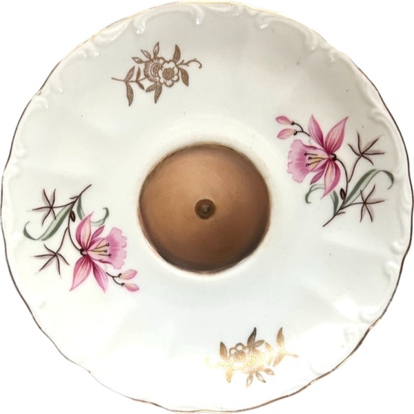 Lover's Breast Painting on a Floral Plate