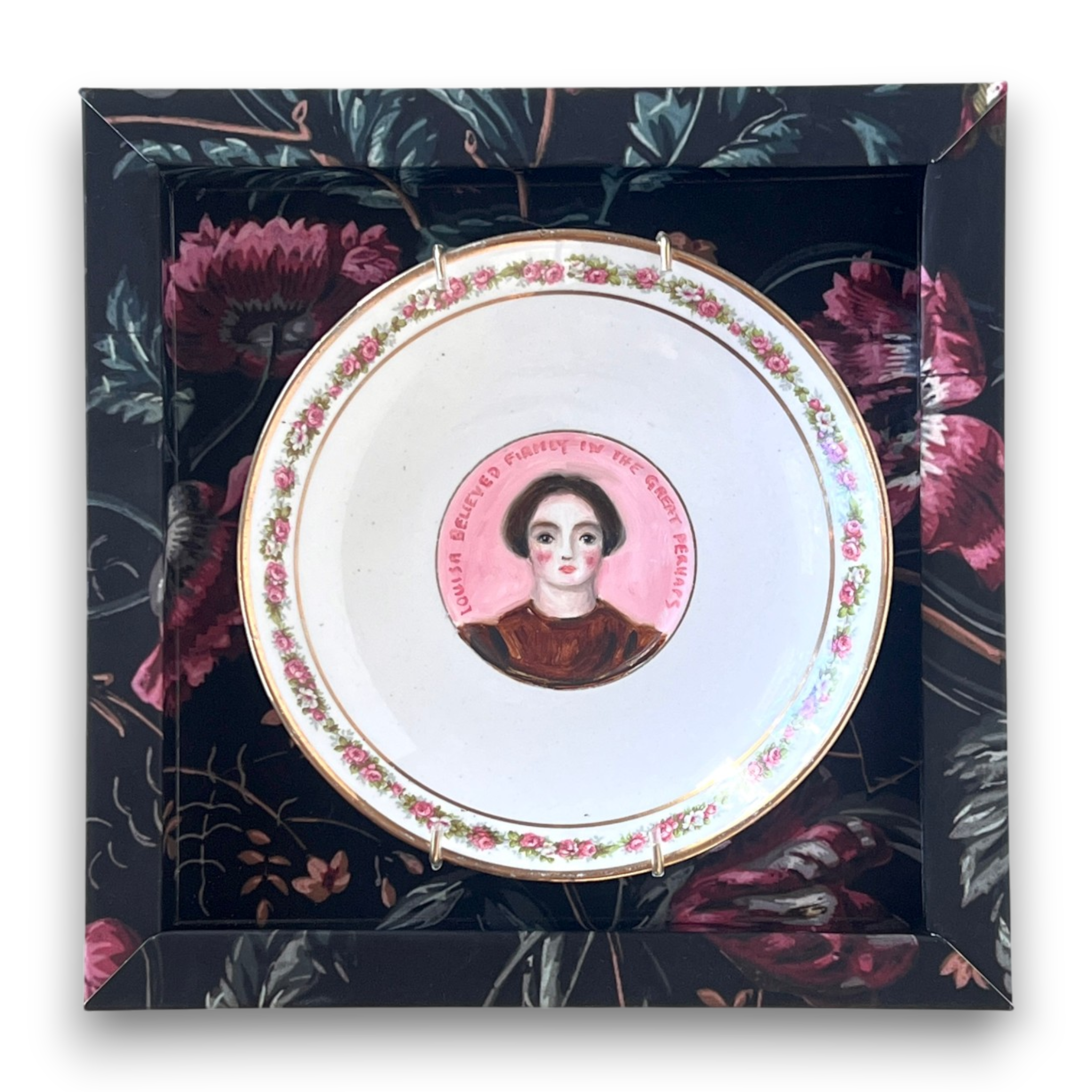 No. 2590 "Louisa Believed Firmly in the Great Perhaps" Portrait Plate