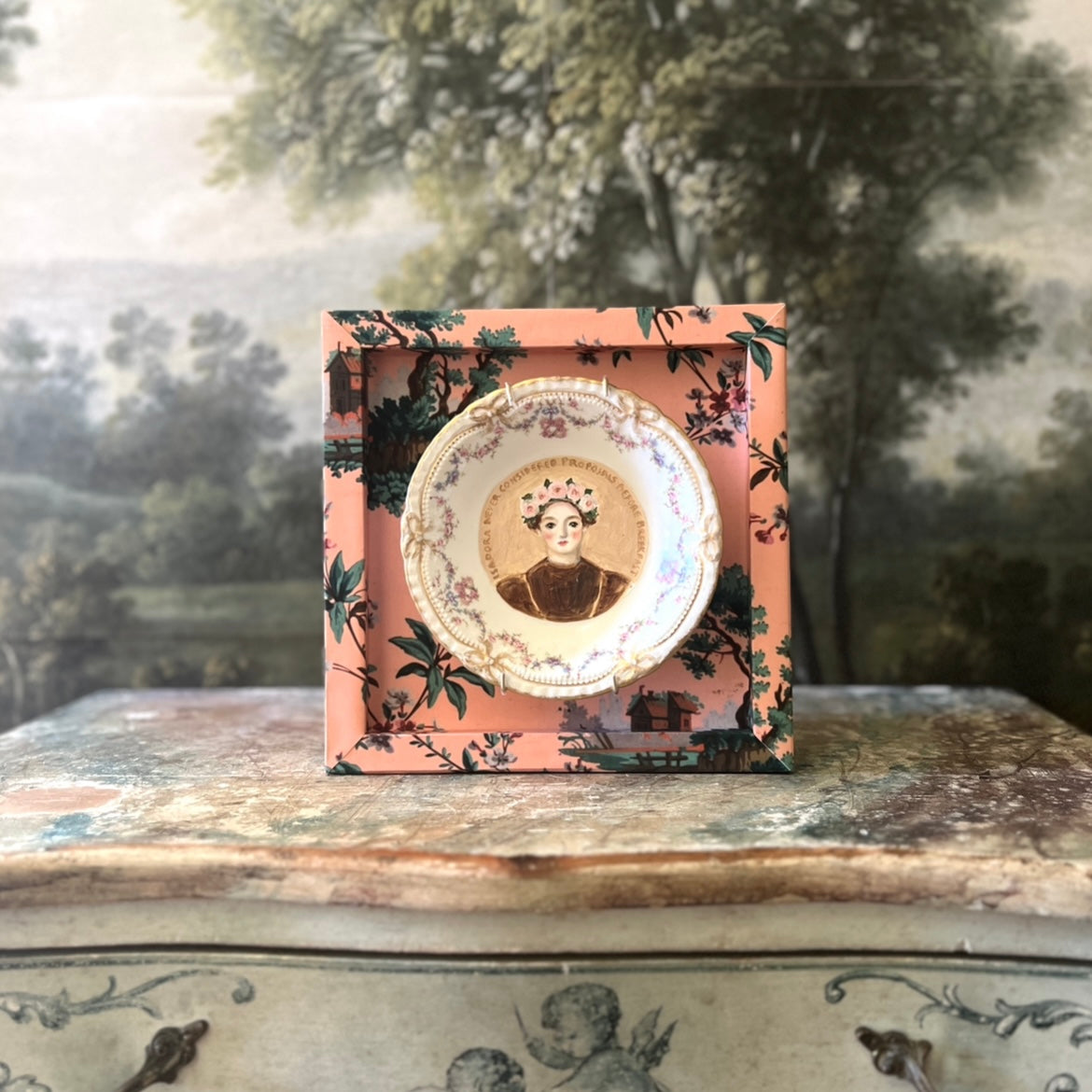 No. 2655 "Isadora Never Considered Proposals Before Breakfast" Portrait Plate