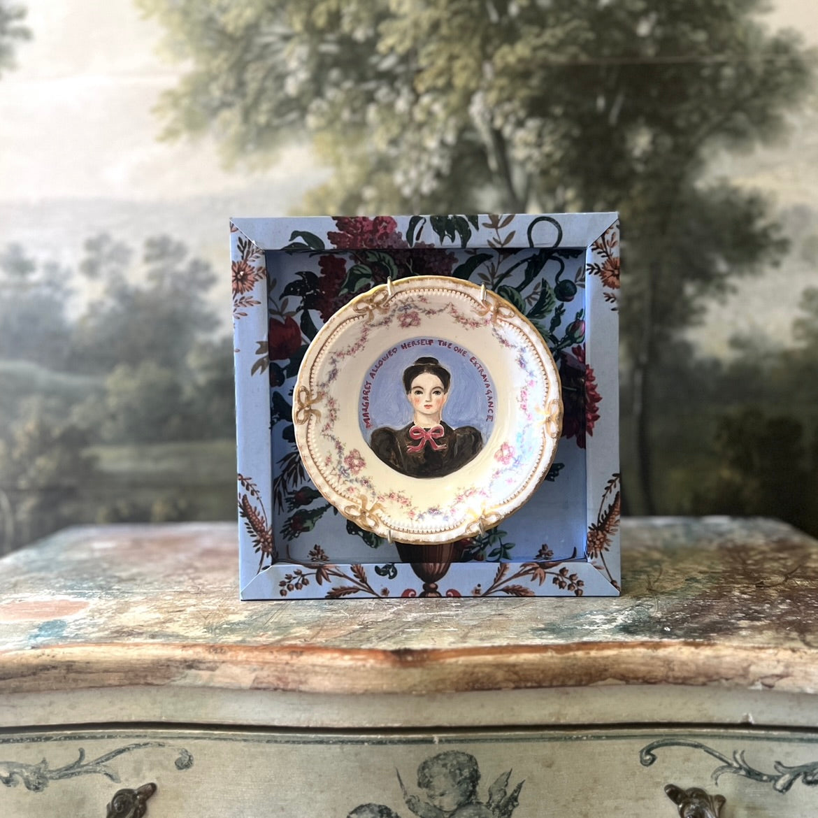 No. 2654 "Margaret Allowed Herself the One Extravagance" Portrait Plate