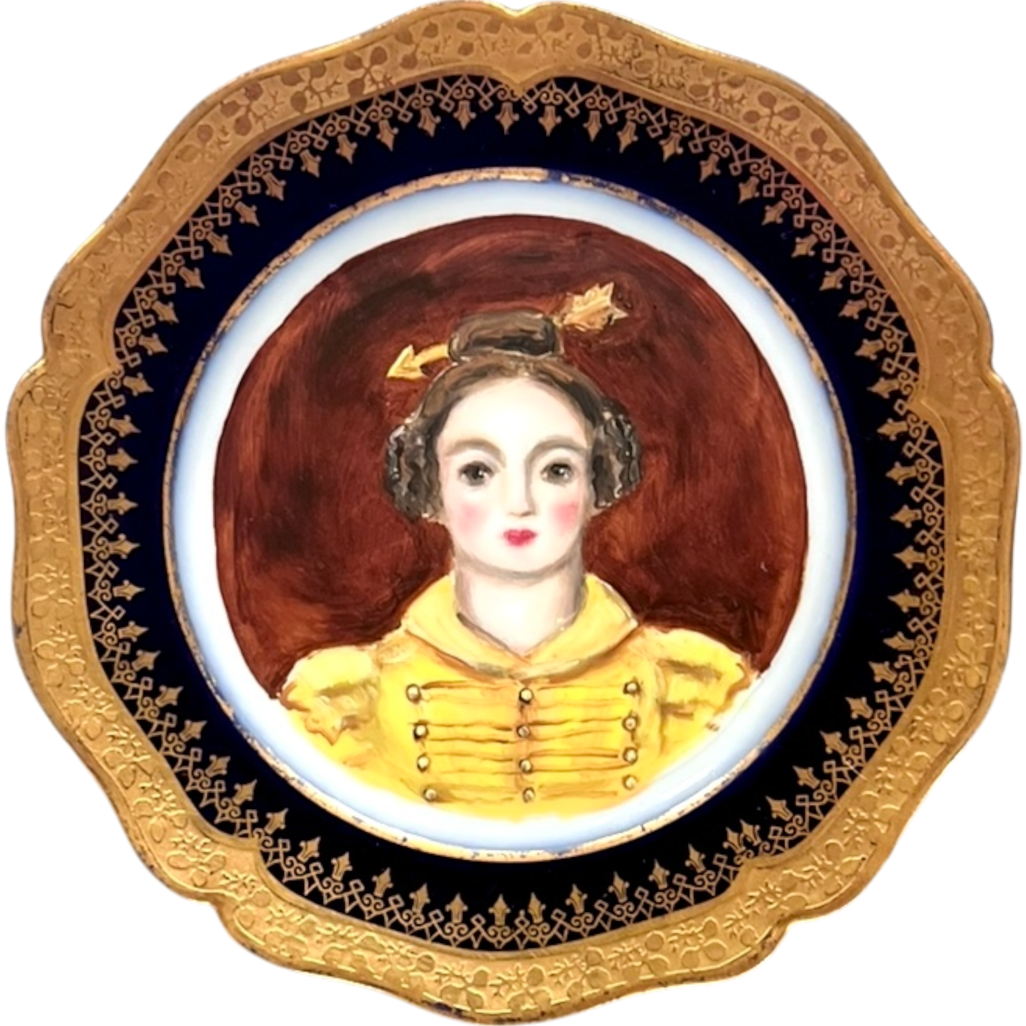 No. 2554 "Beatrix Let No Challenge Go Unanswered" Portrait Plate