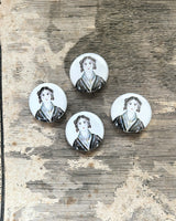 Louisa May Alcott Pin
