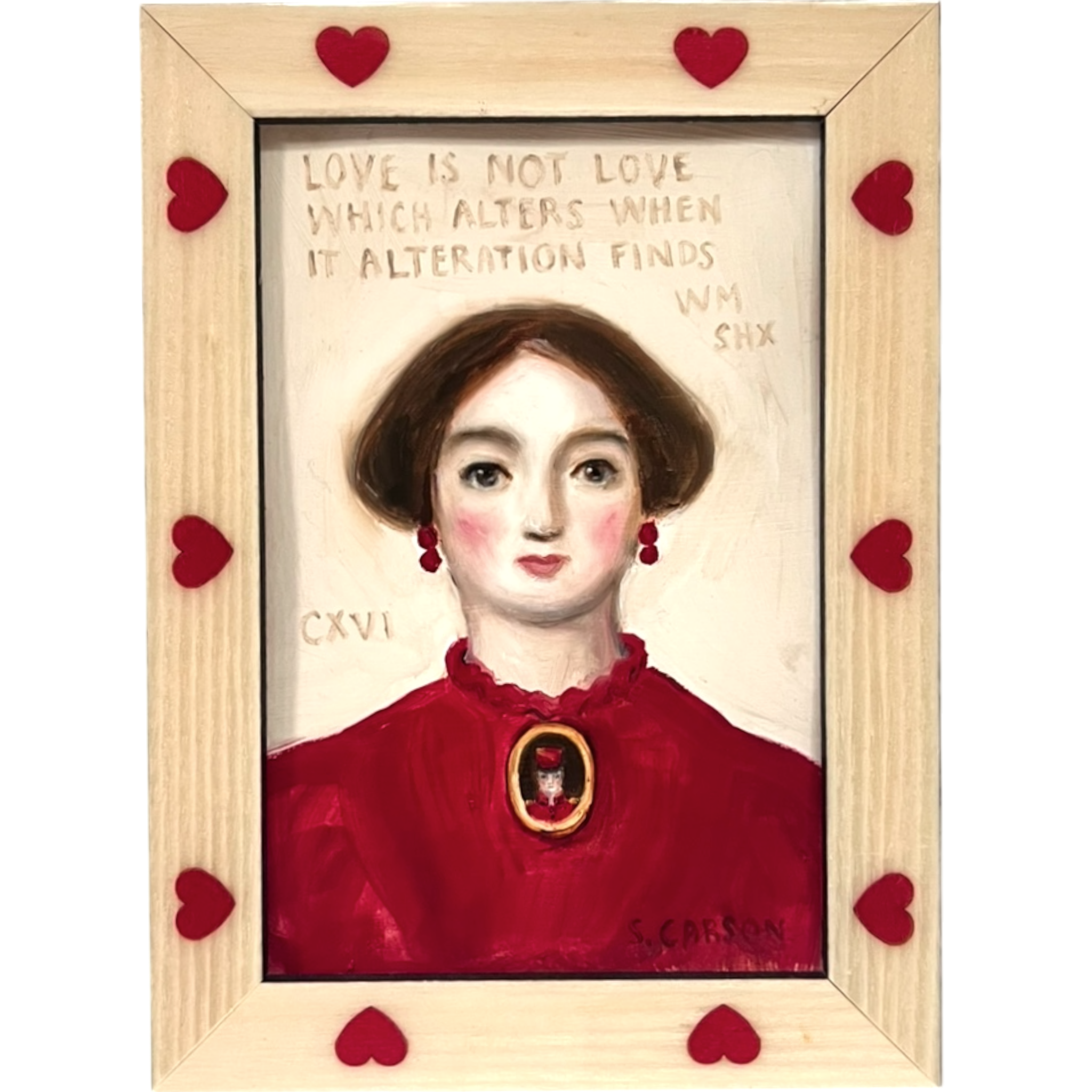 No. 2596 "Constance Never Gave Up Hope" Framed Portrait