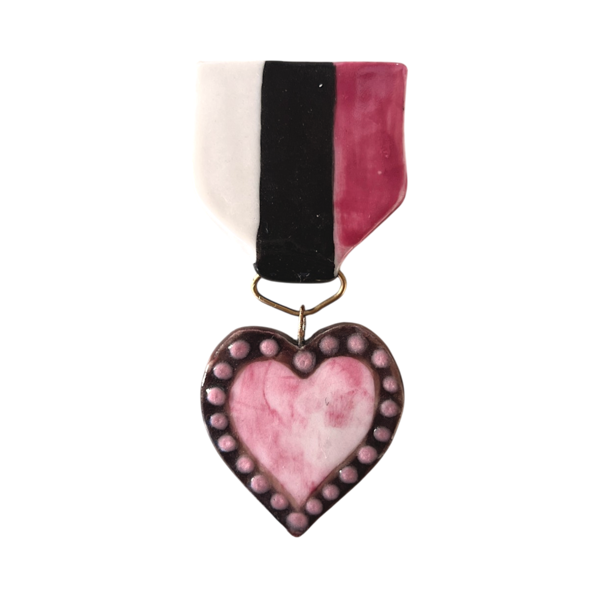 No. 369 Medal - Raspberry Heart