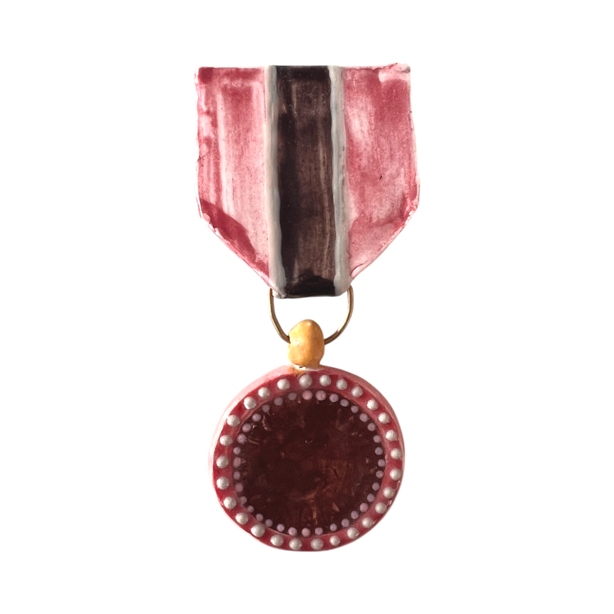 No. 370 Medal - Chocolate & Rose