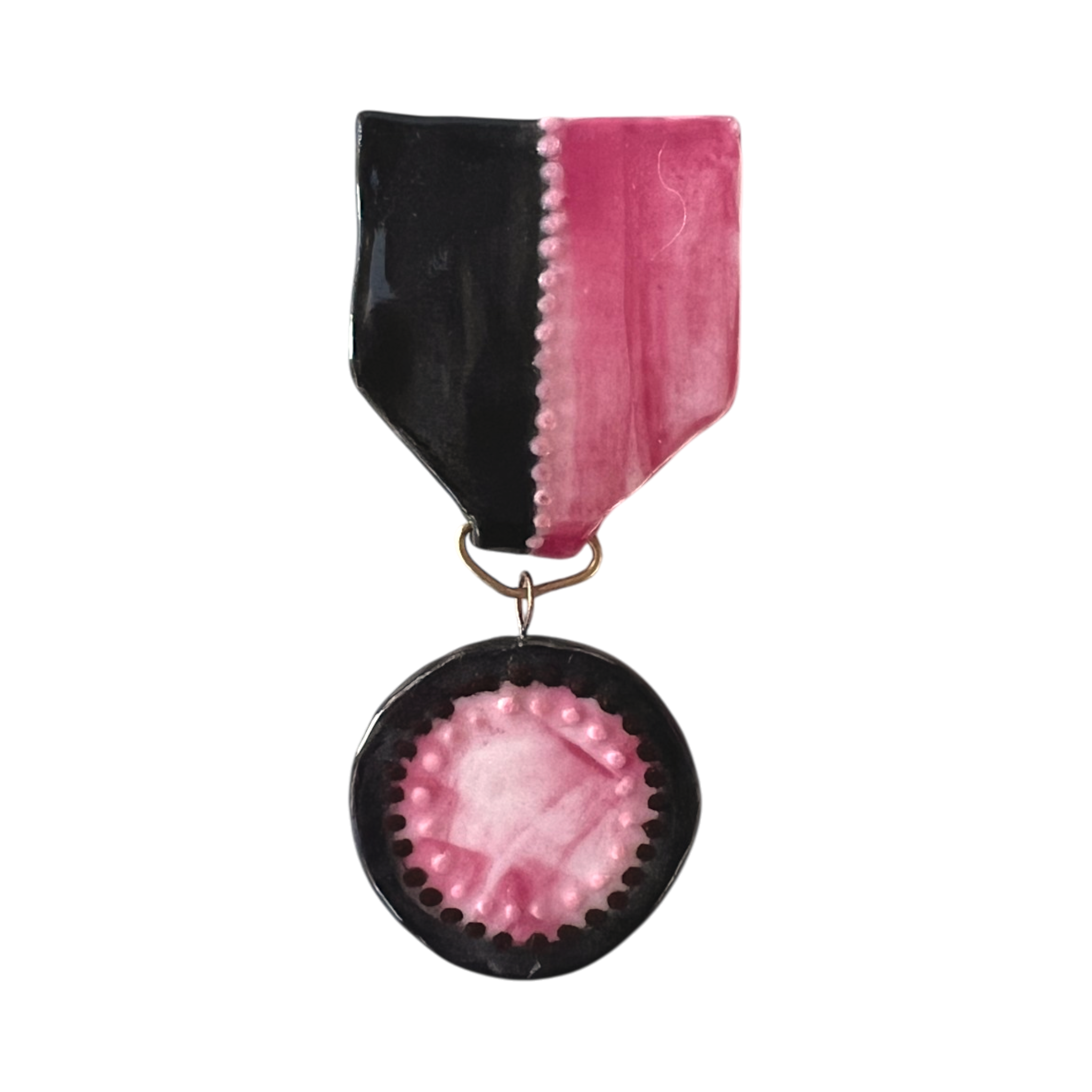 No. 386 Medal - Raspberry & Chocolate