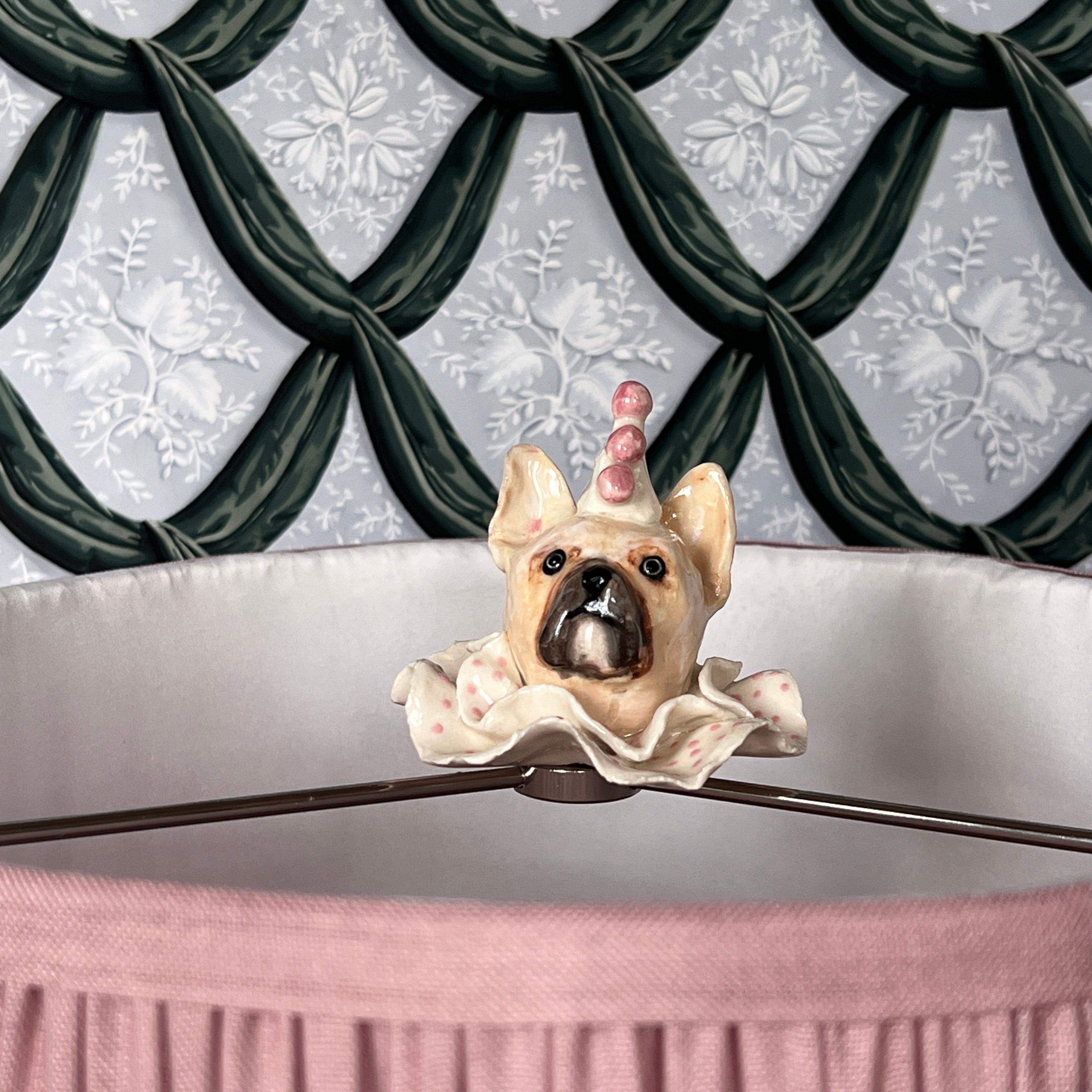 No. 320 Josephine the French Bulldog - Lamp Finial