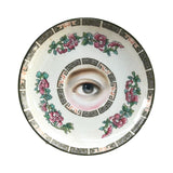 Lover's Eye Painting on an English Indian Tree Plate