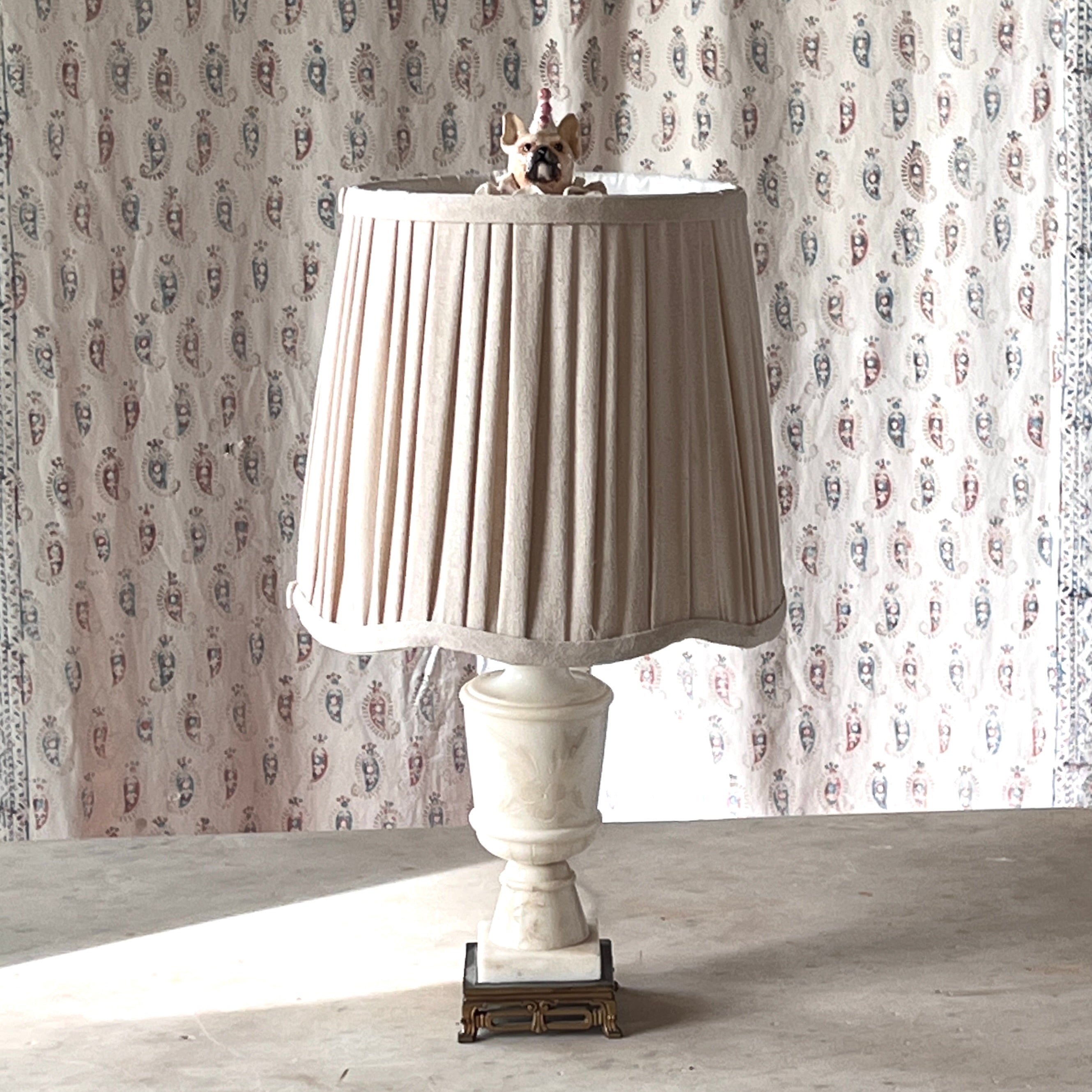 No. 320 Josephine the French Bulldog - Lamp Finial