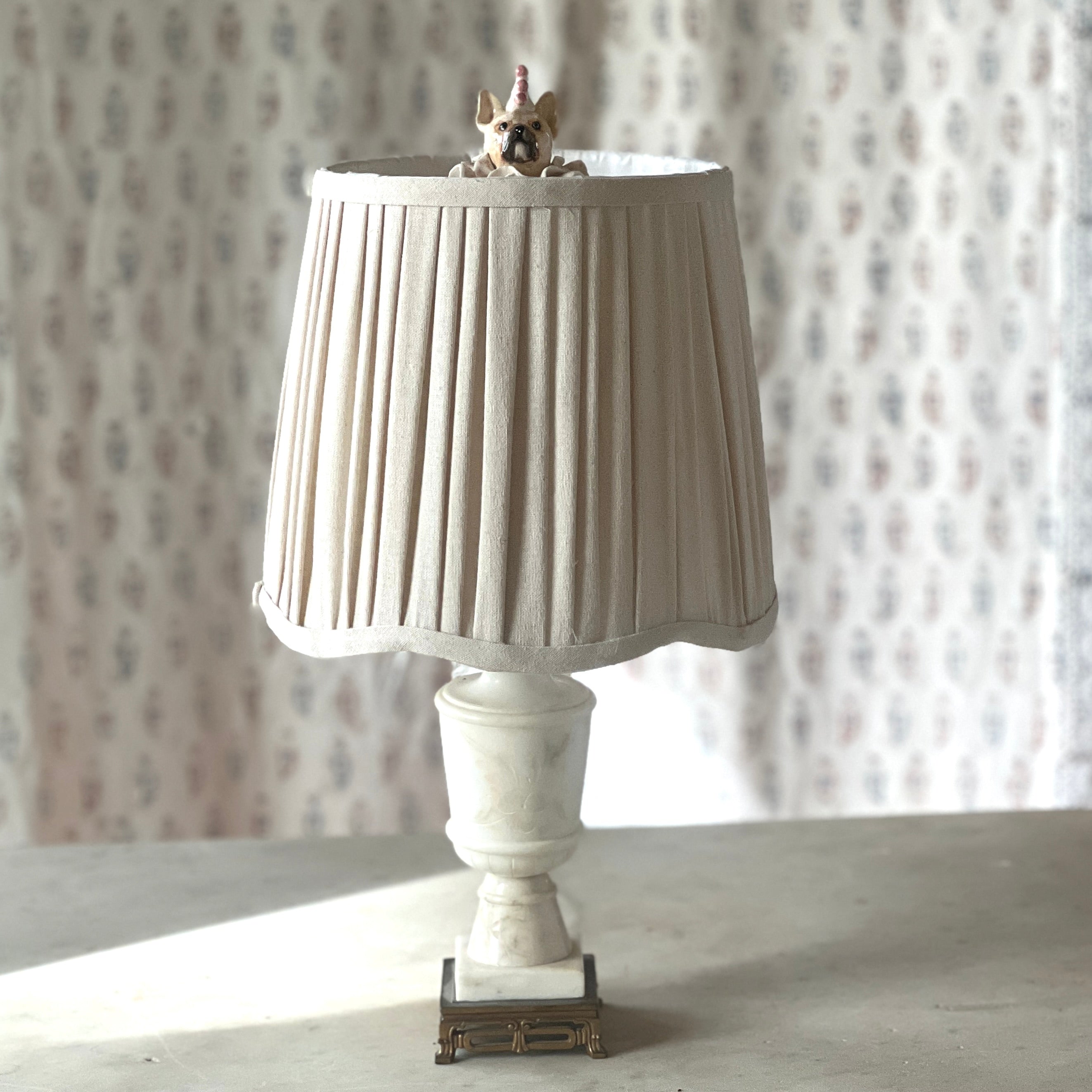 No. 320 Josephine the French Bulldog - Lamp Finial