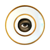 Lover's Eye Painting on a Wedgwood Gilt Border Plate