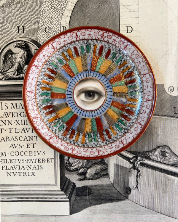New! - Lover's Eye Painting on a Thousand Faces Plate No. 6