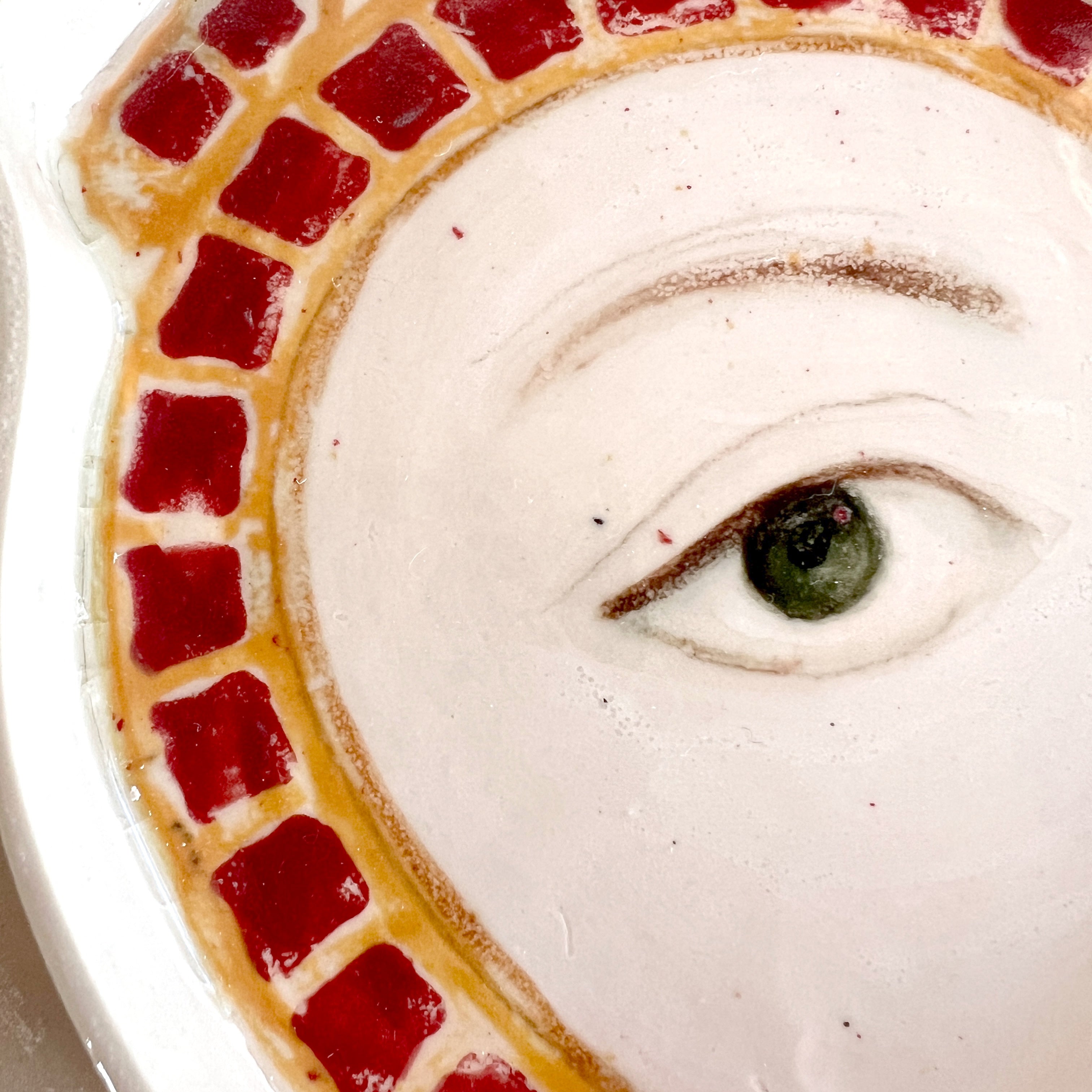 No. 65 Lover's Eye Jewelry Dish - Ruby Heart (Seconds)