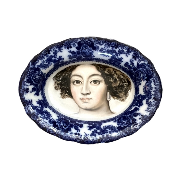 Portrait Plate: "Hortense Knew How to Enter a Room"