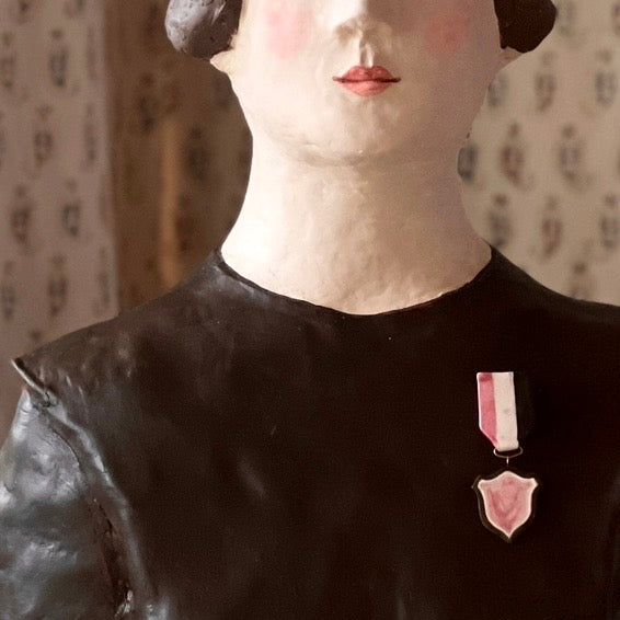 No. 391 Medal - Pink Heraldic Shield