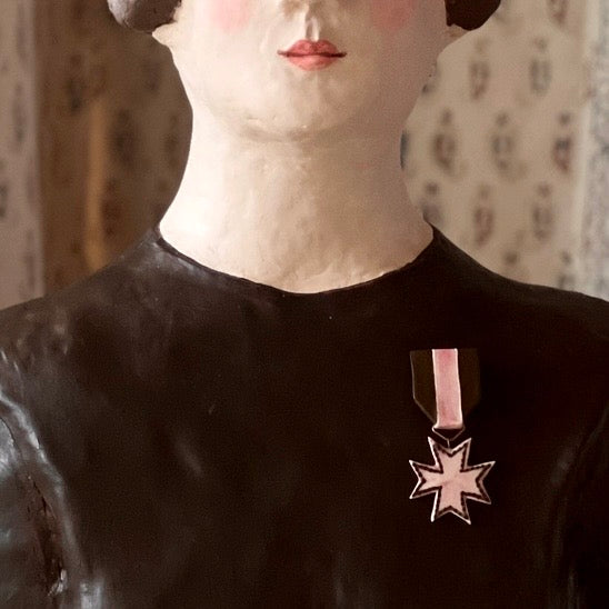 No. 390 Medal - Pink Maltese Cross