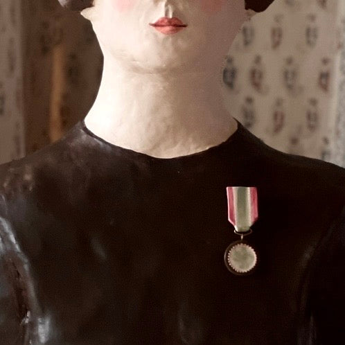 No. 380 Medal - Rose & Jade Green