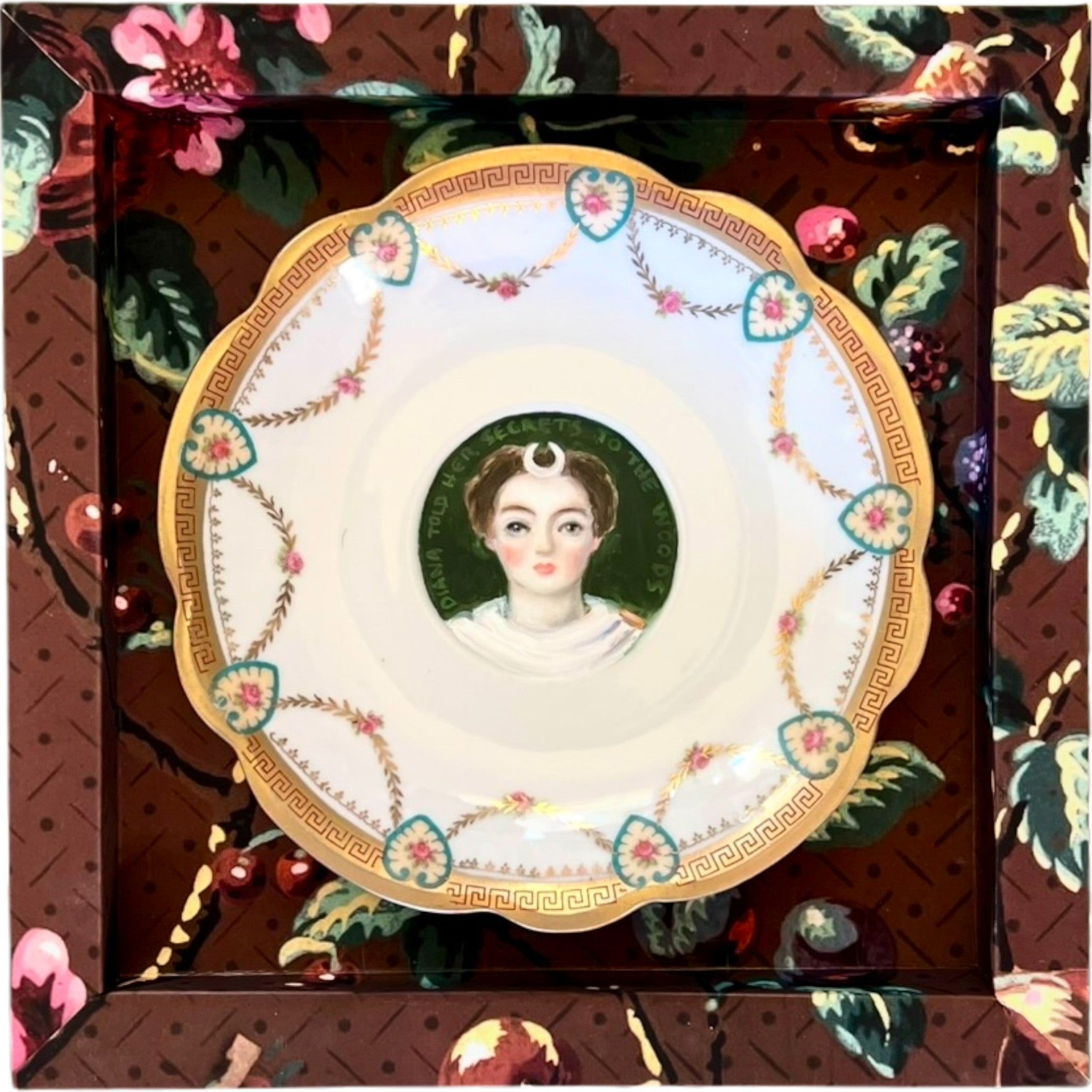 No. 2658 "Diana Told Her Secrets to the Woods" Portrait Plate