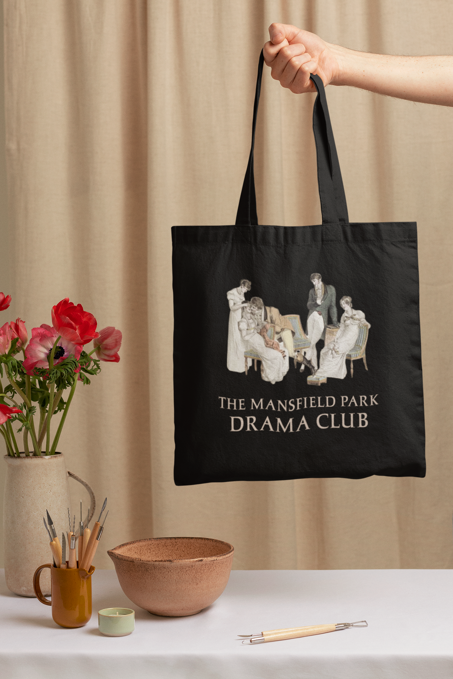 Mansfield Park Drama Club Tote Bag