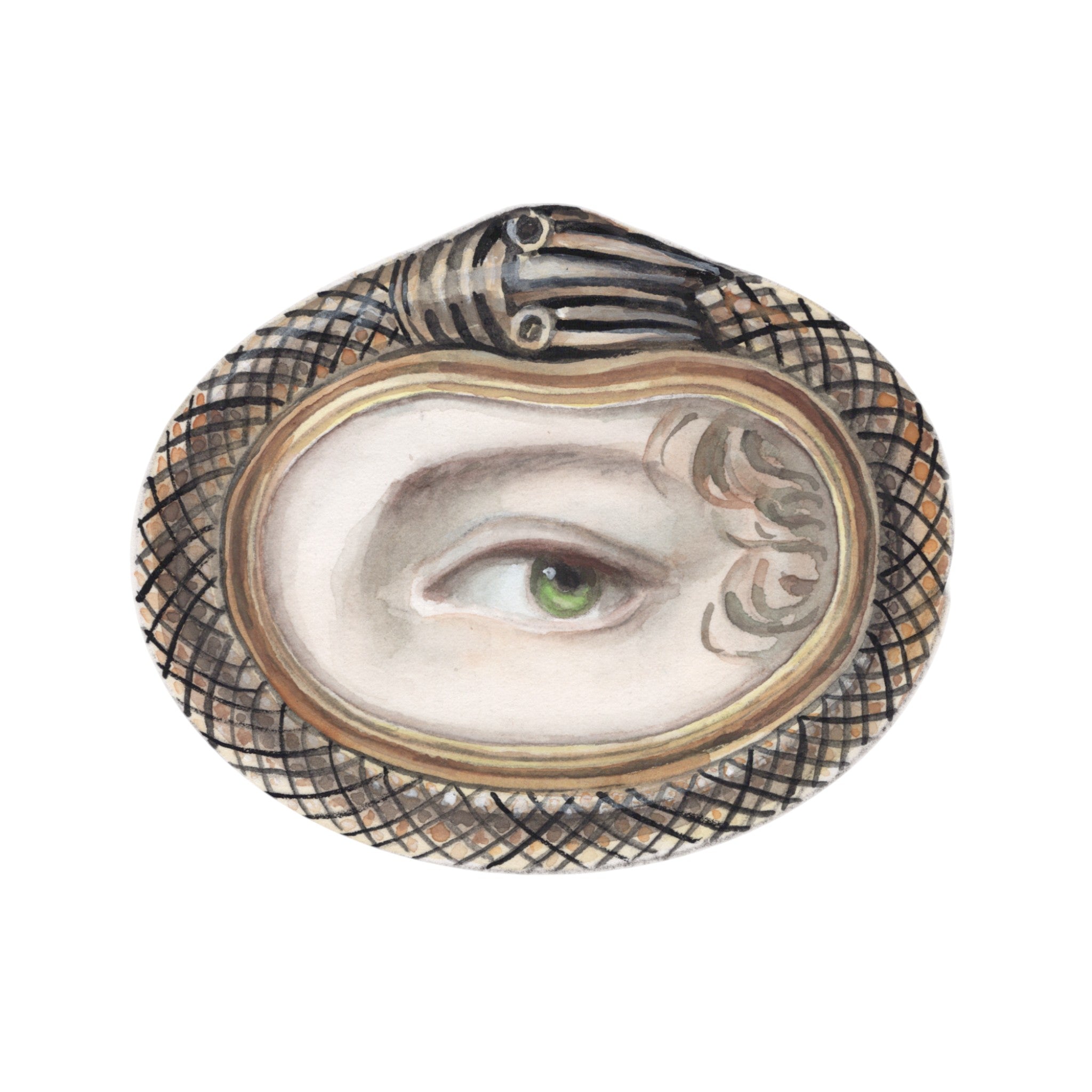 No. 11 Lover's Eye Watercolor Archival Print
