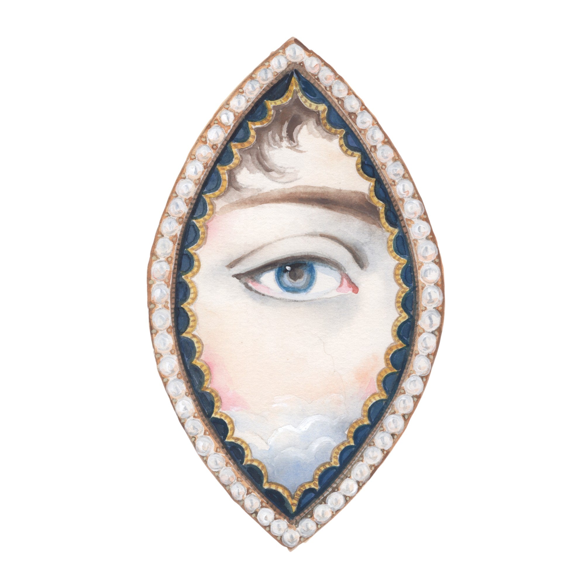 No. 15 Lover's Eye Watercolor Archival Print