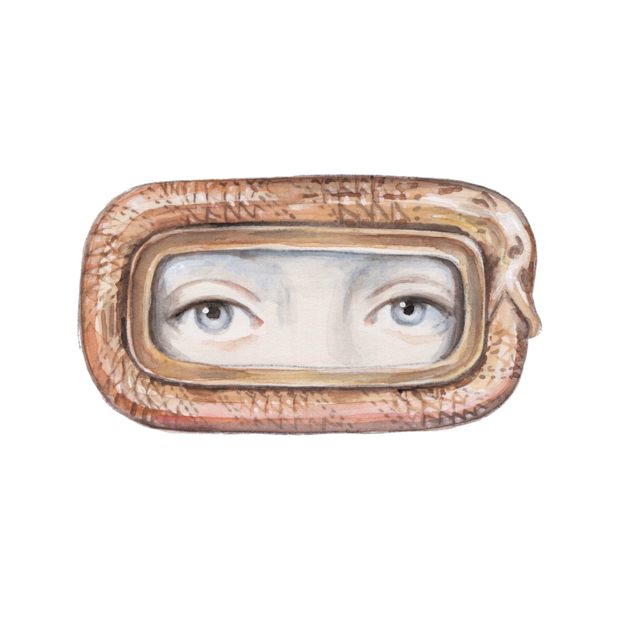 No. 17 Lover's Eye Watercolor Archival Print