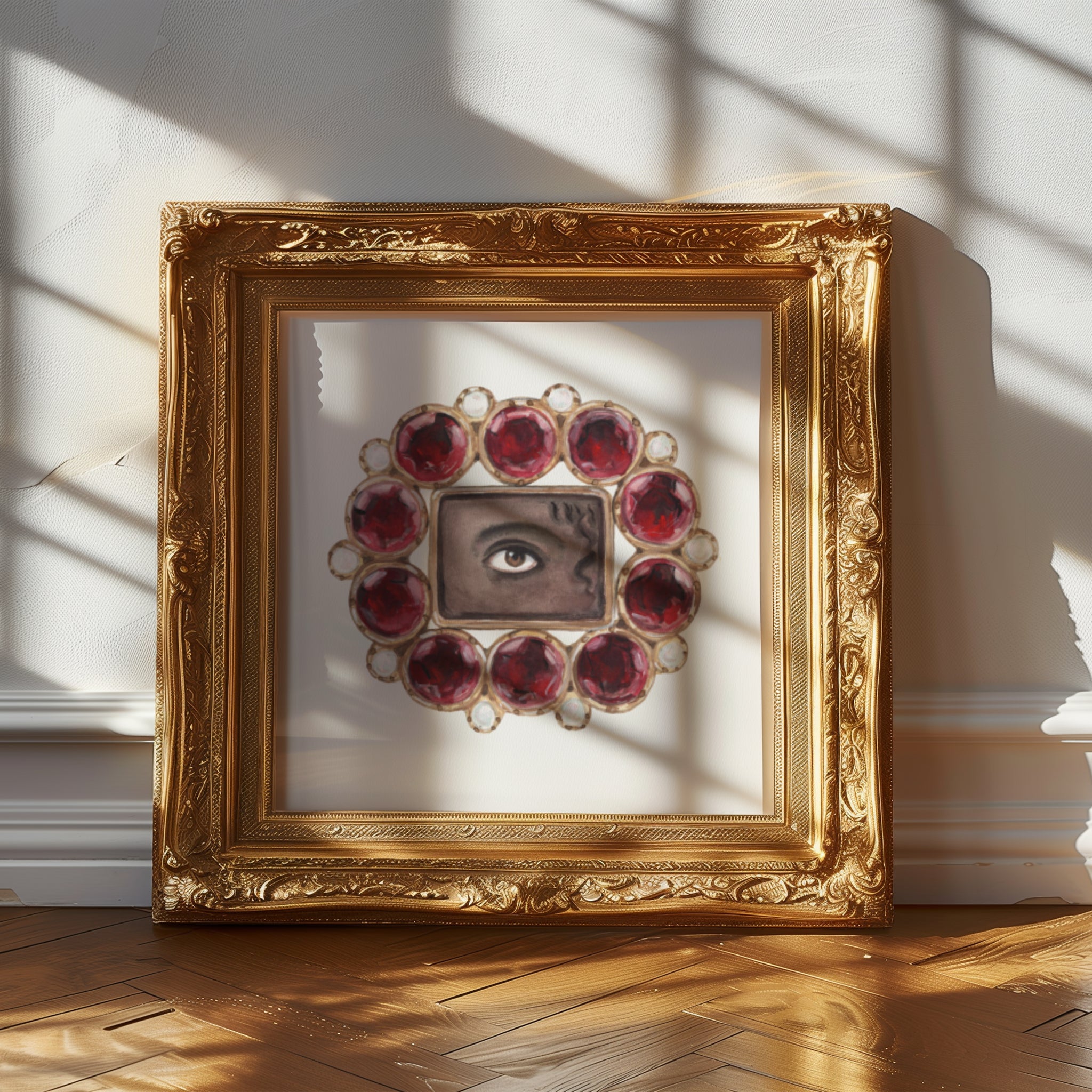 No. 24 Lover's Eye Watercolor Archival Print