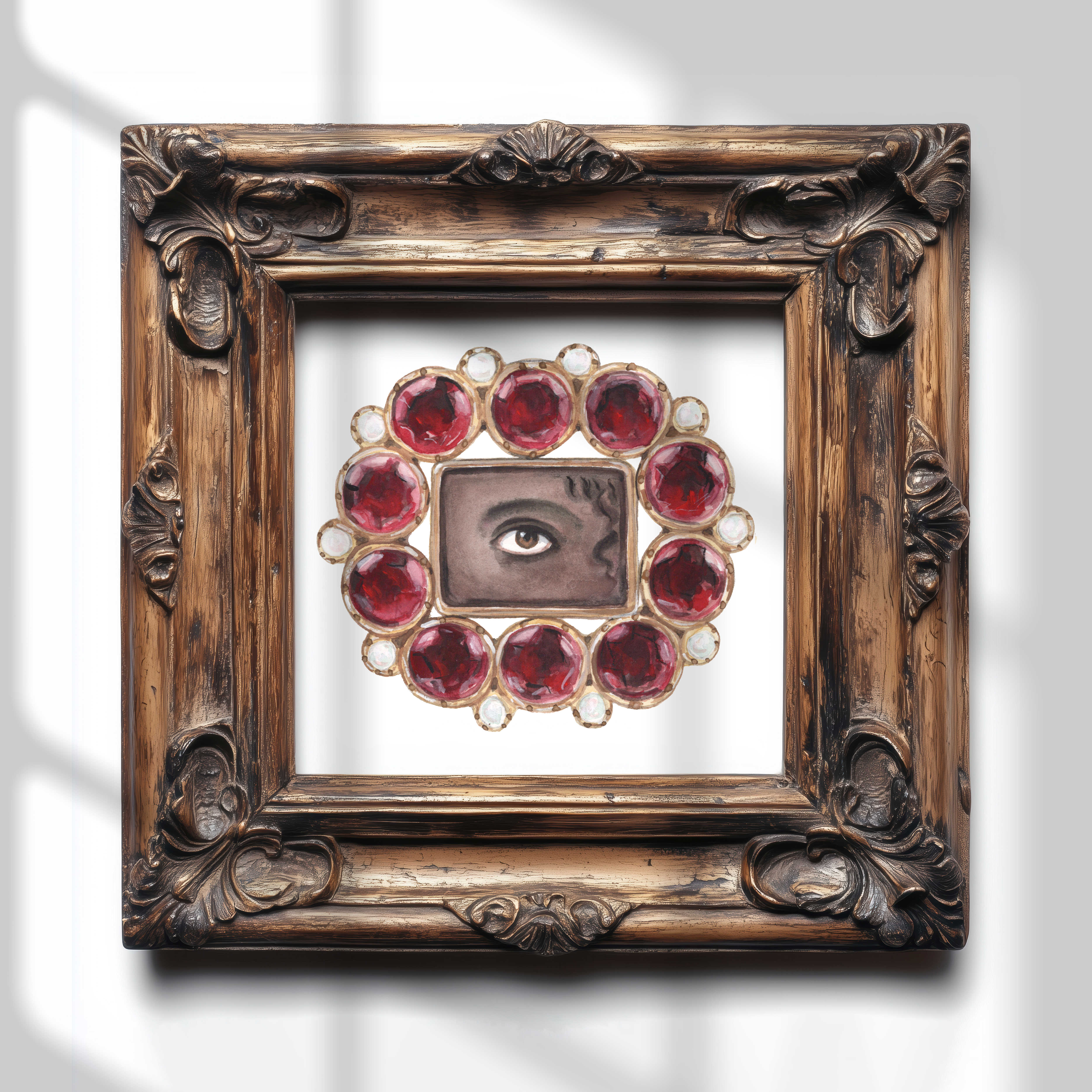 No. 24 Lover's Eye Watercolor Archival Print