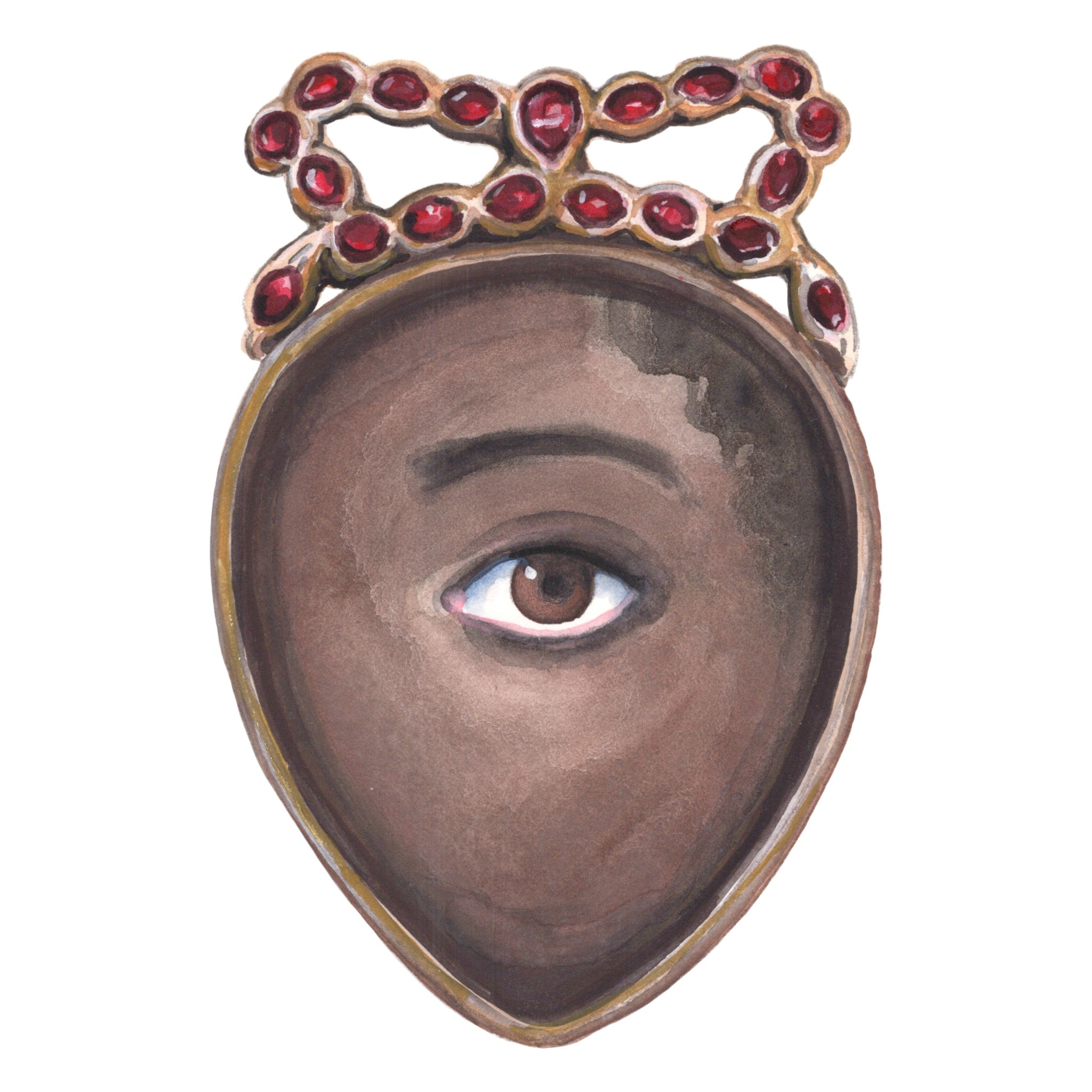 No. 28 Lover's Eye Watercolor Archival Print