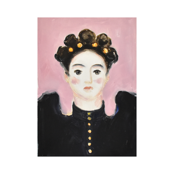 Storybook Portrait of Victoria Giclée Art Print (5"x7")