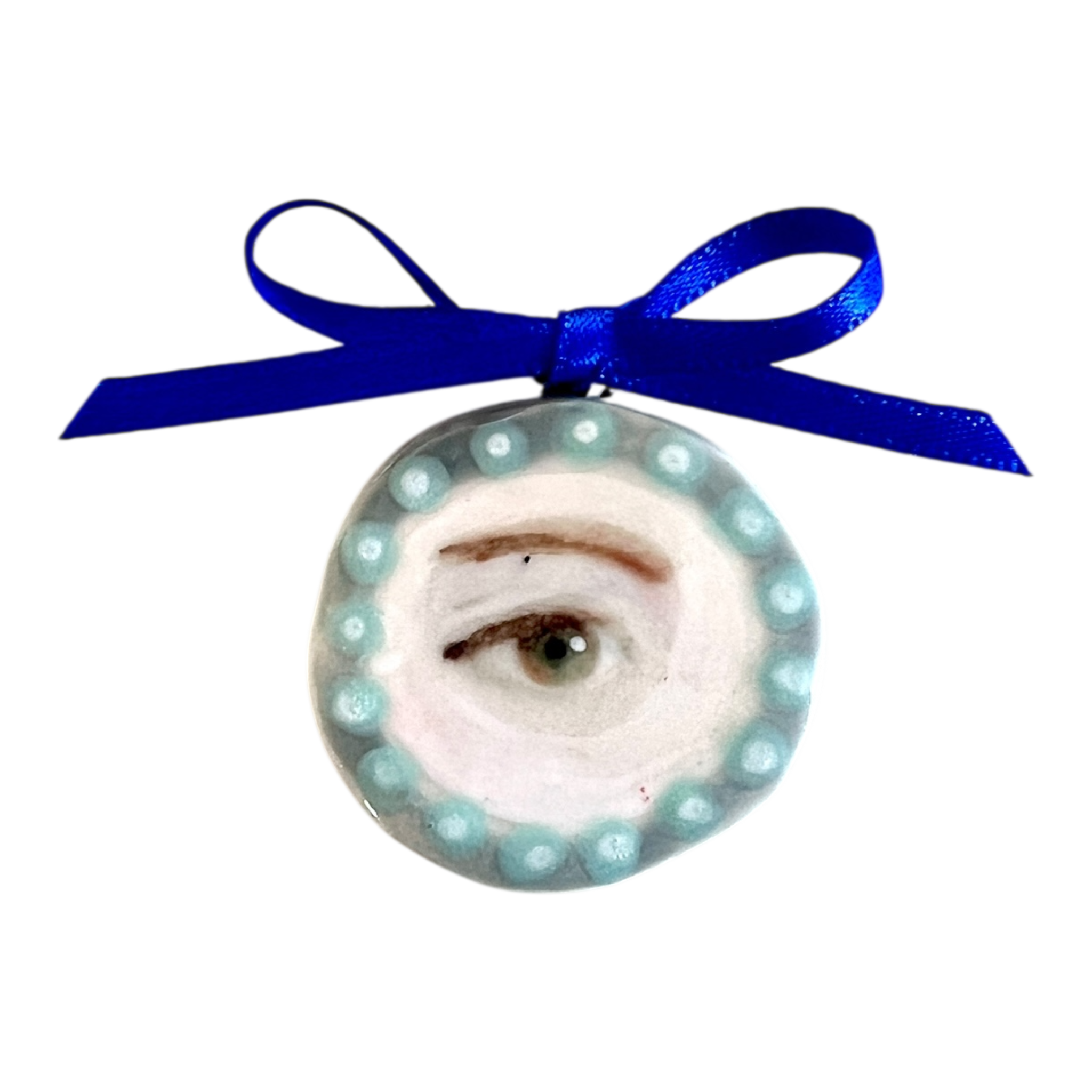 No. 74 Lover's Eye Charm - Aquamarines