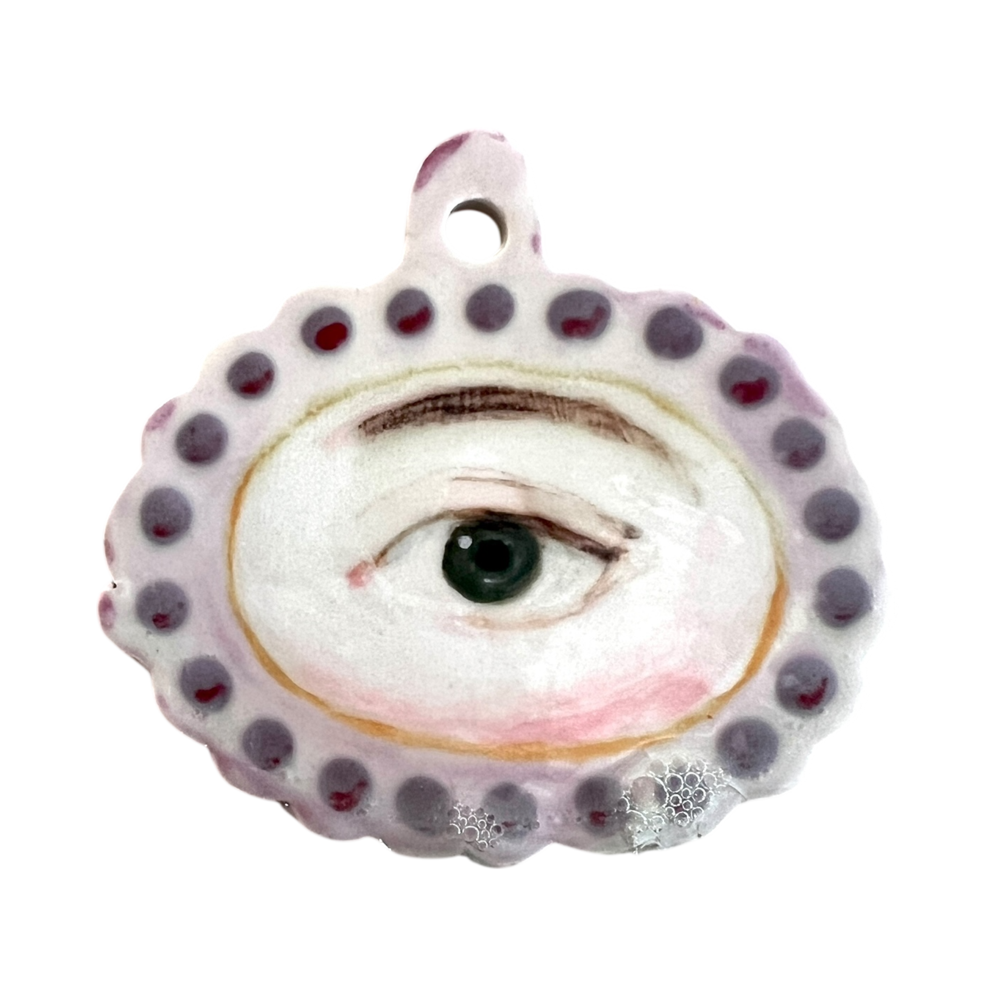 No. 46 Handmade Ornament - Amethysts (Seconds)