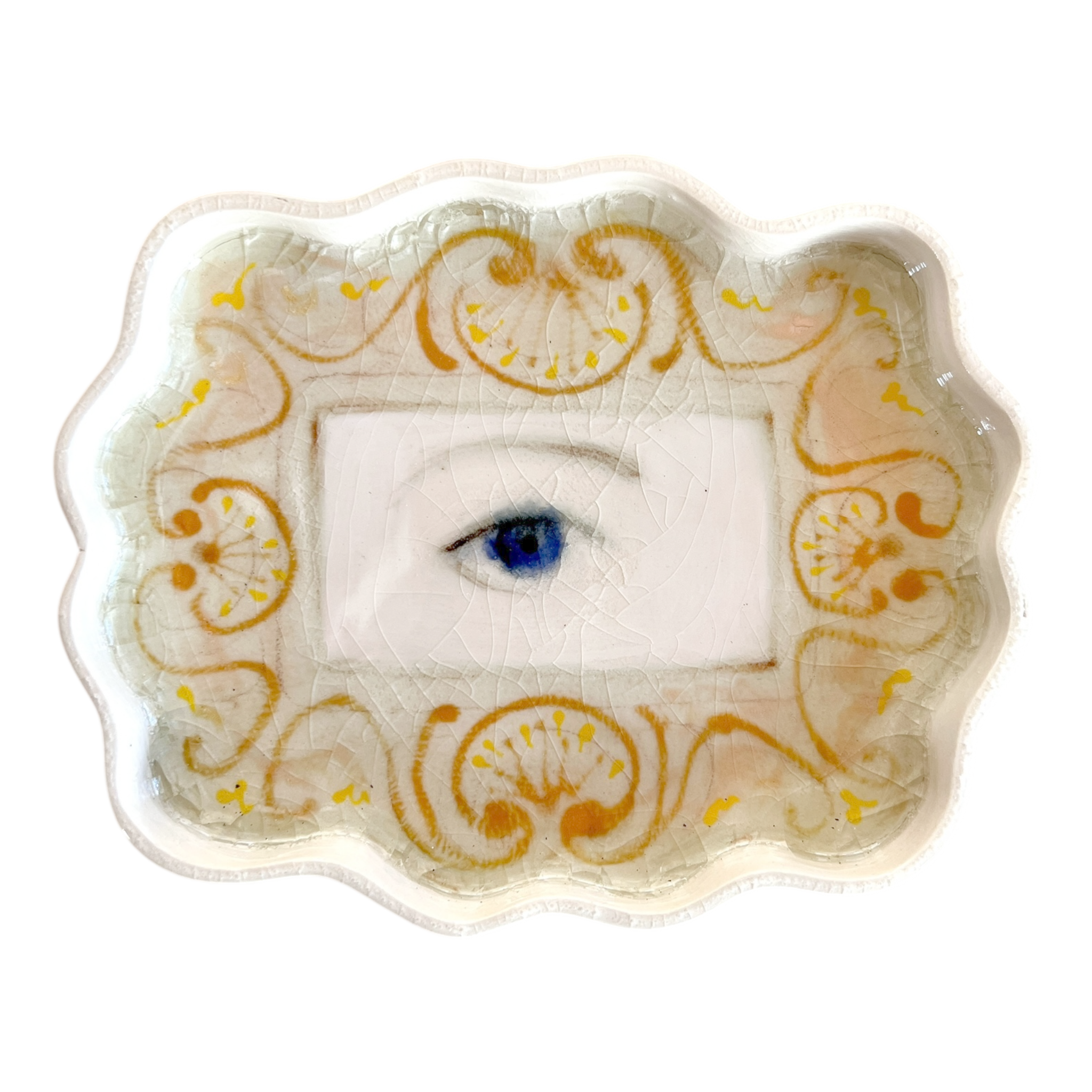 No. 63 Lover's Eye Jewelry Dish - Coquille Gold (Seconds)