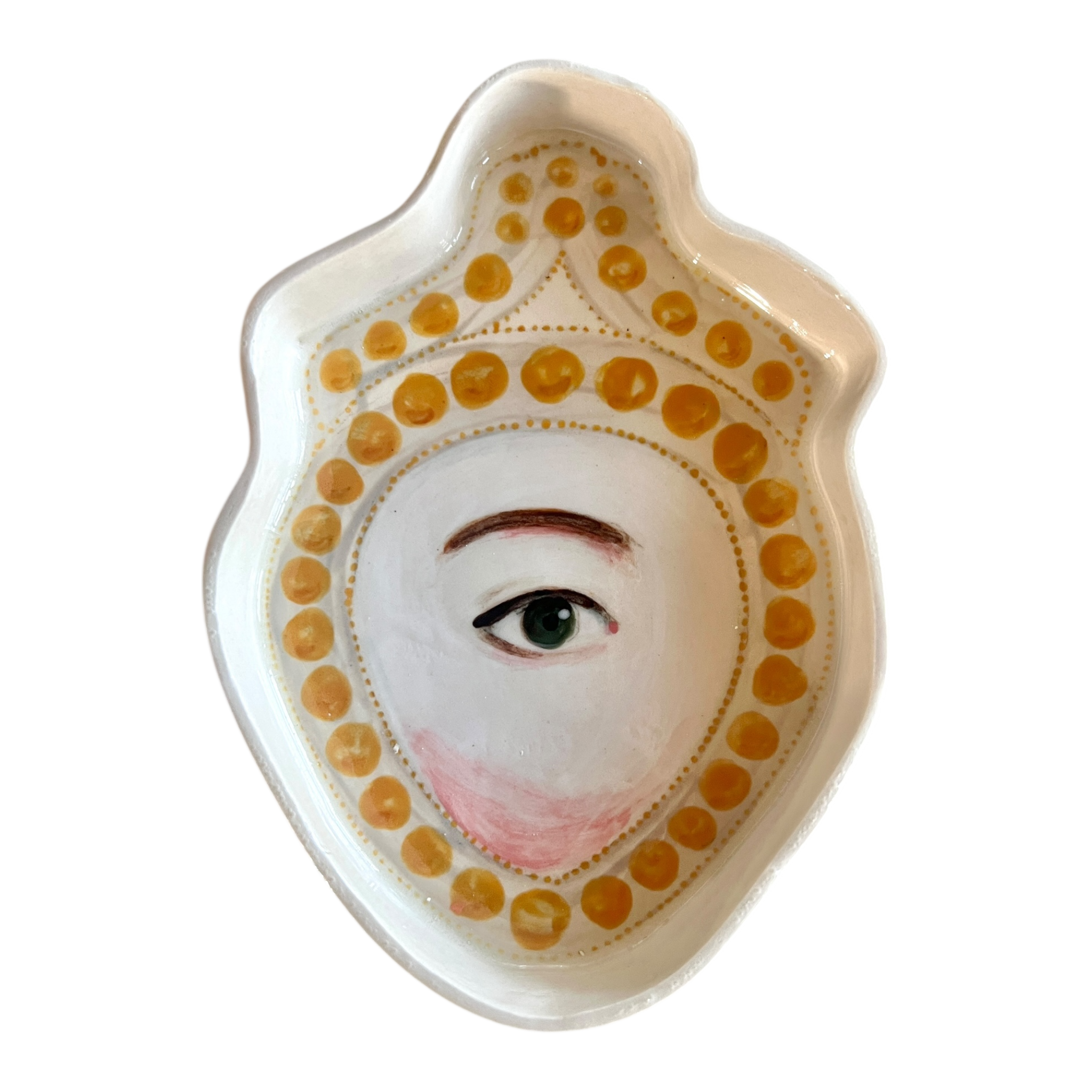 No. 67 Lover's Eye Jewelry Dish - Gold Heart