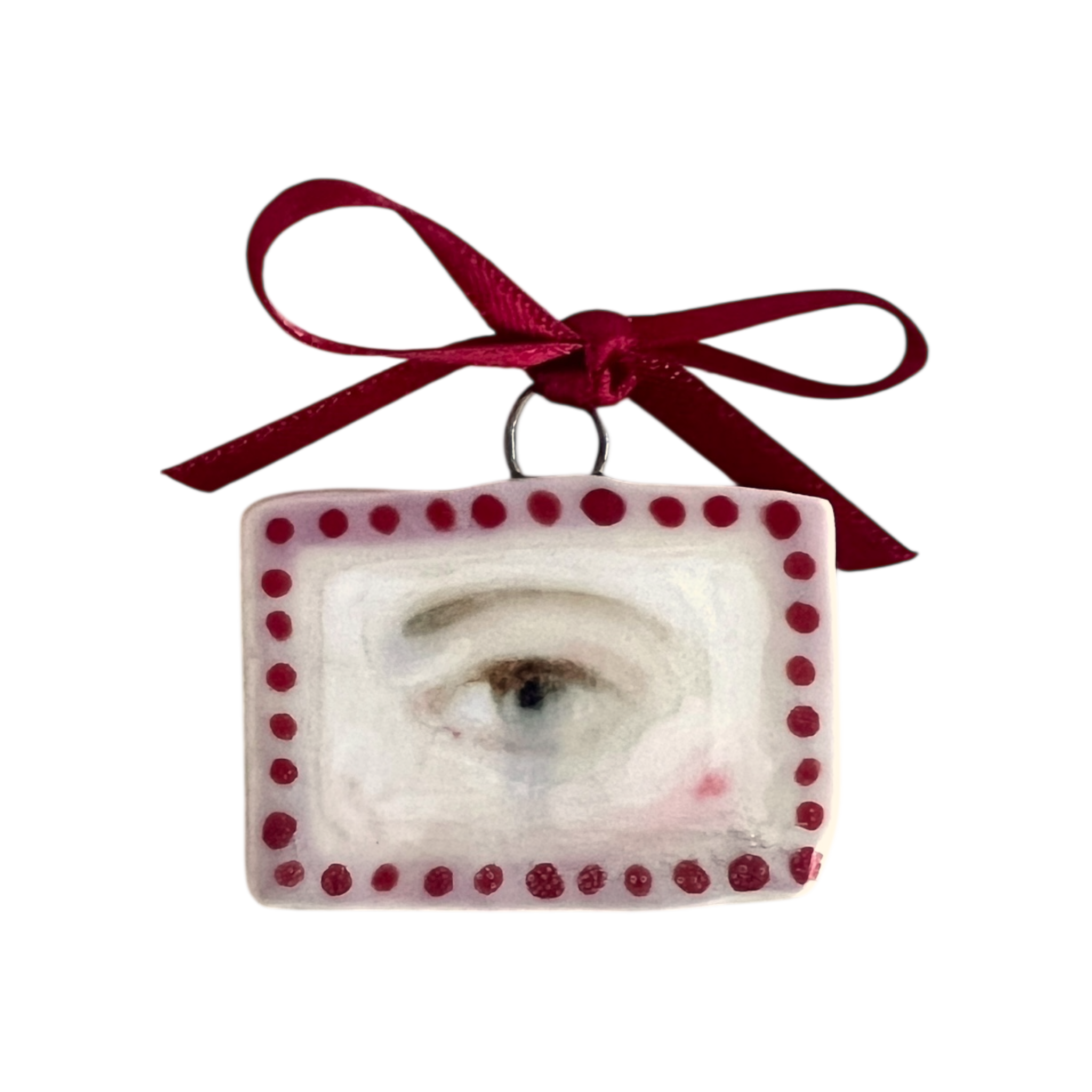 No. 80 Lover's Eye Charm - Rubies (Seconds)