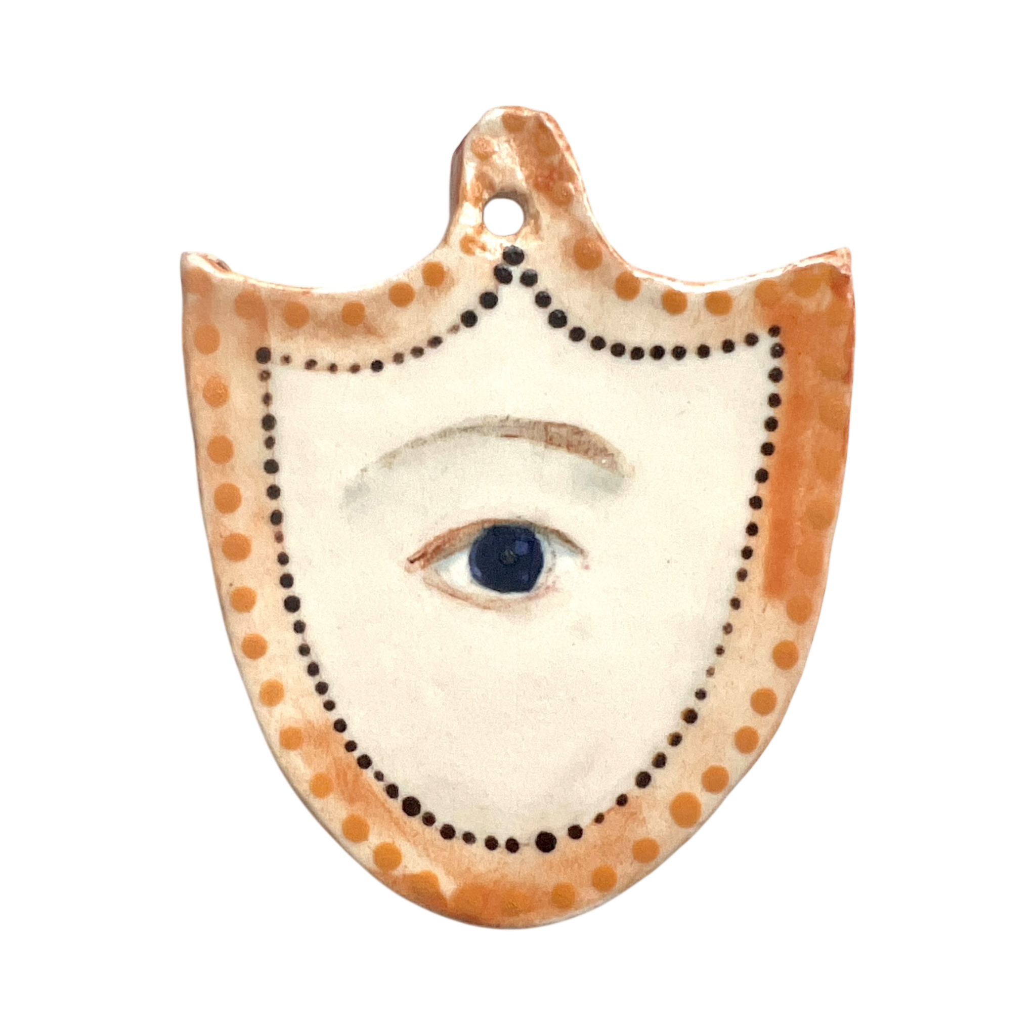 No. 192 Handmade Ornament - Gold Shield