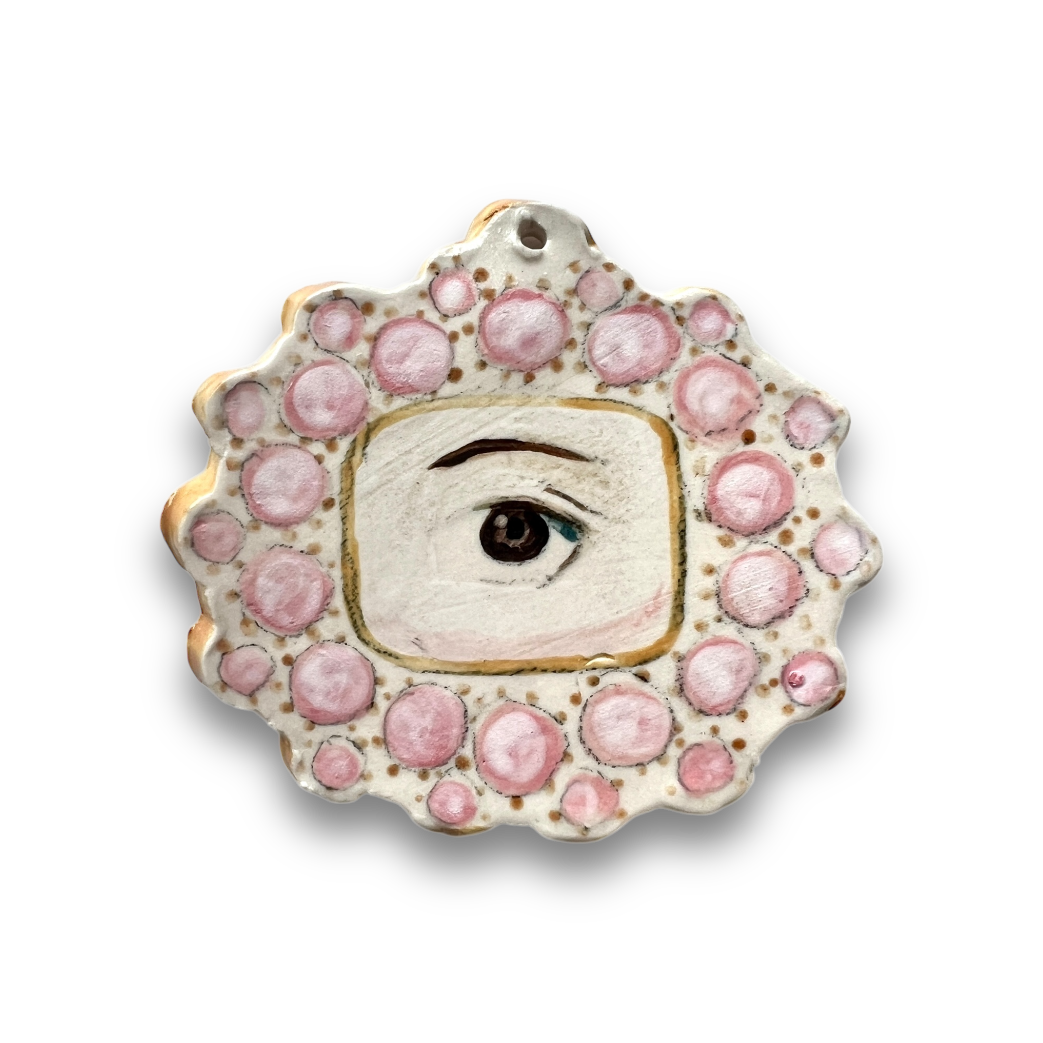 No. 12 Handmade Ornament - Pink Pearls