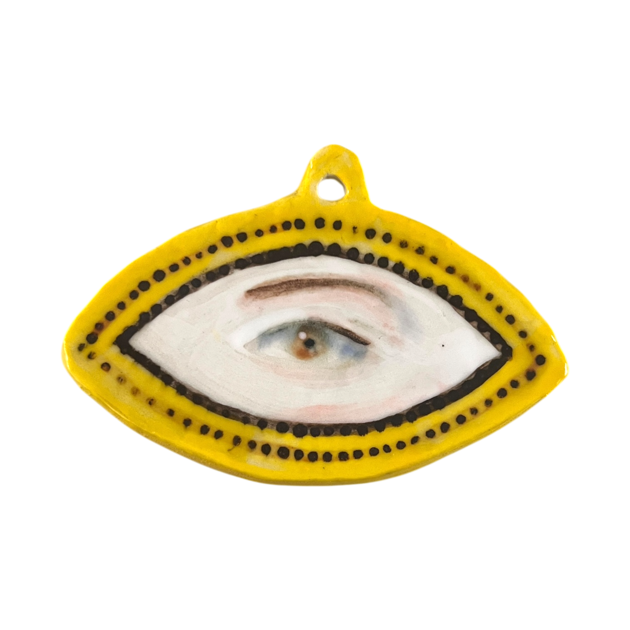 No. 129 Handmade Ornament - Jet Navette