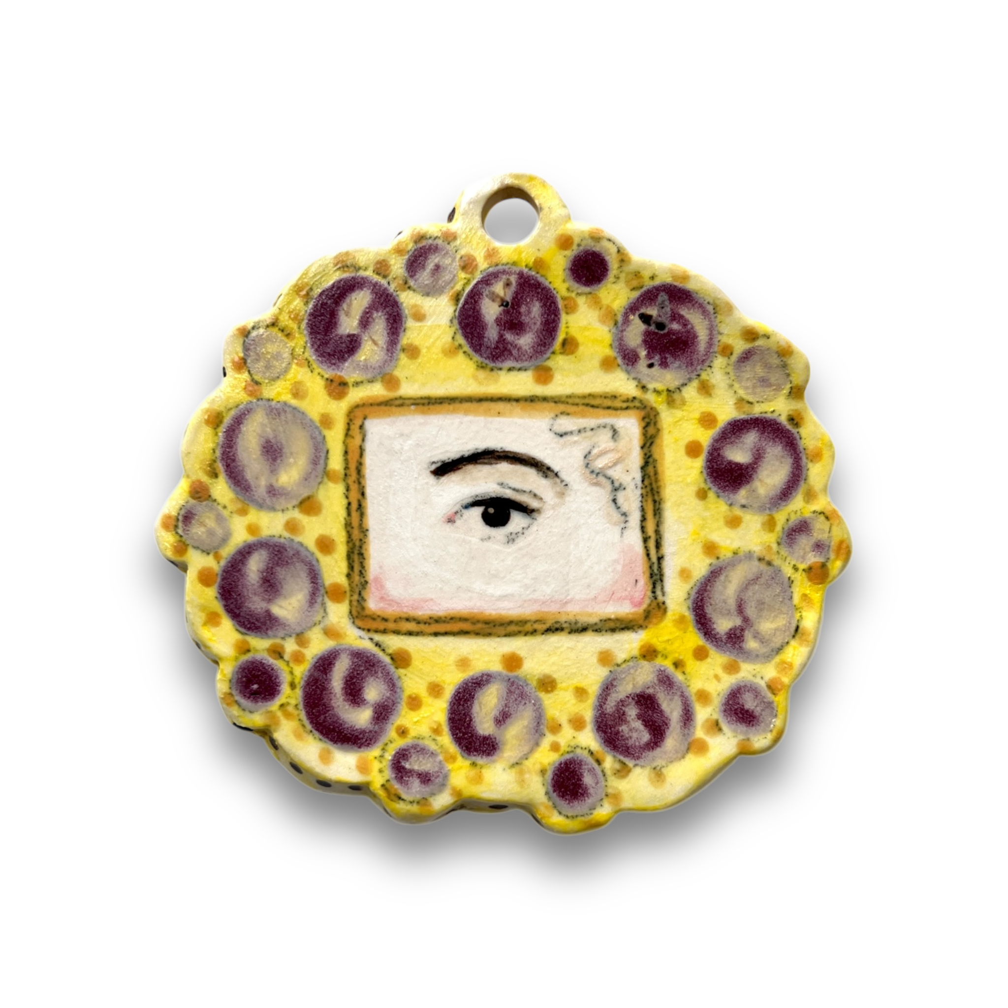 No. 24 Handmade Ornament - Garnets